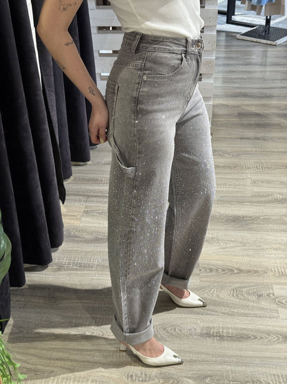 Jeans work strass Susy Mix - GiuGiò | Shop online
