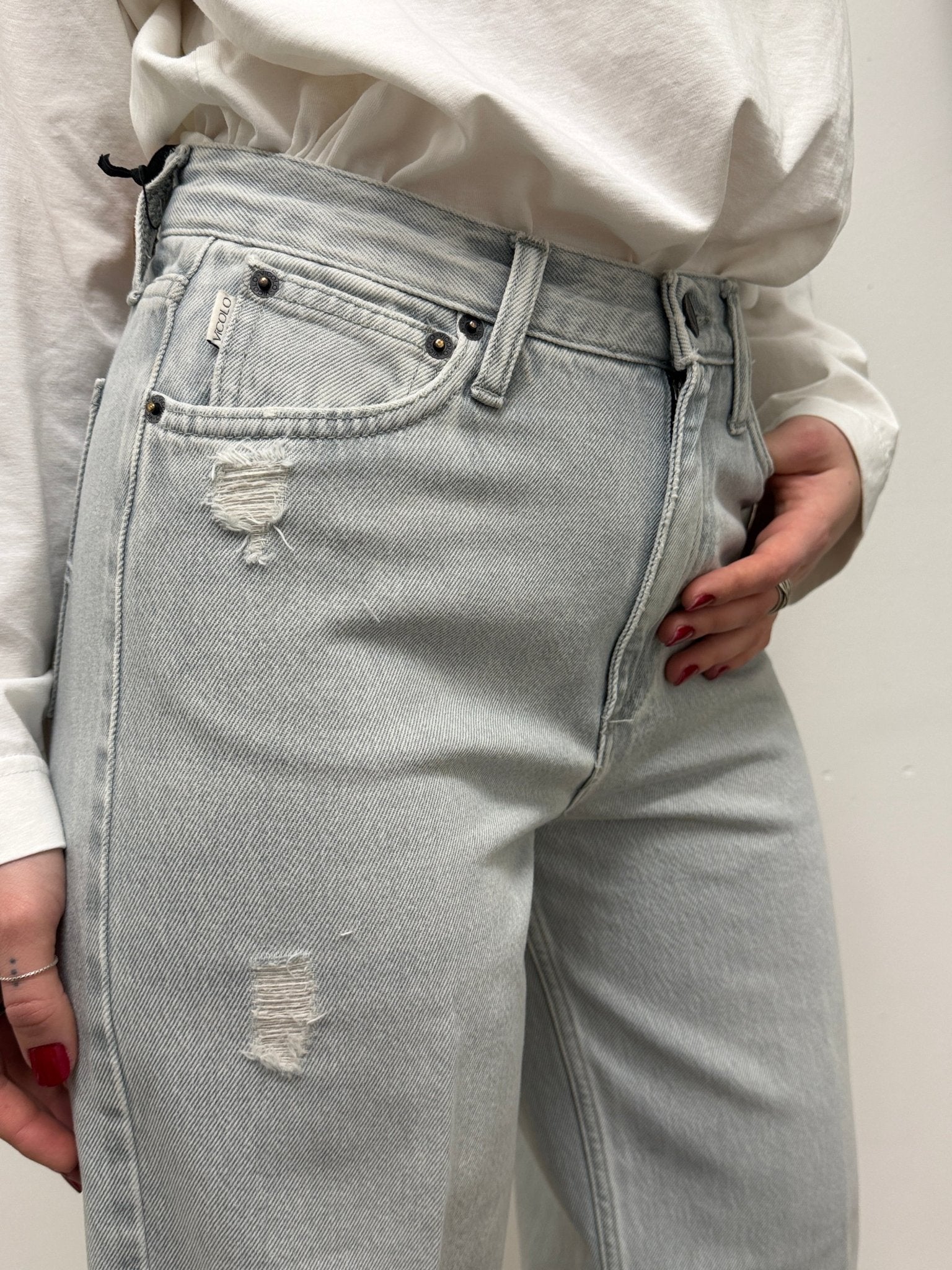 Jeans Xenobia denim grigio VICOLO - GiuGiò | Shop online