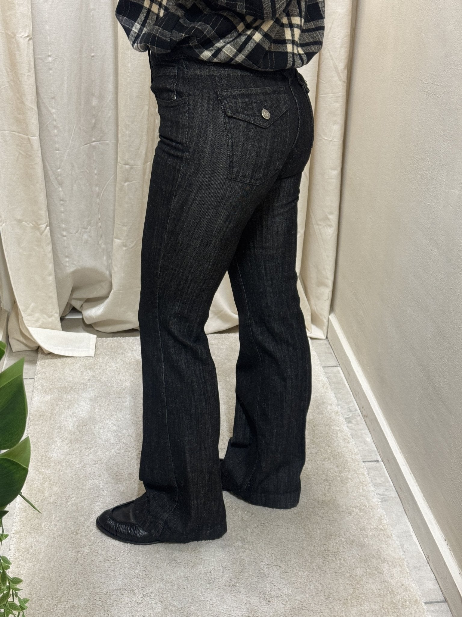 Jeans zampetta con bottone gioiello Susy Mix - GiuGiò | Shop online