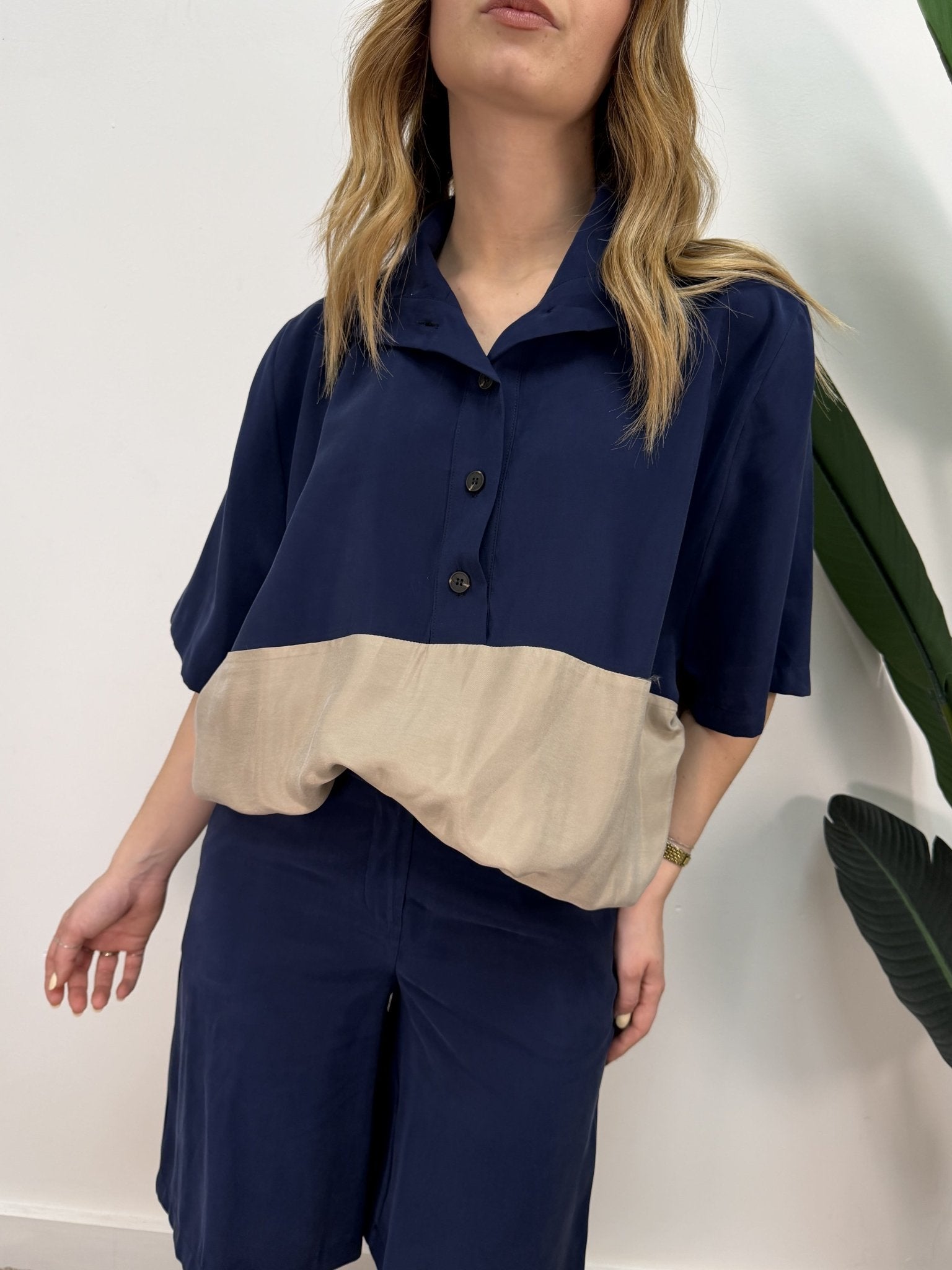 Maglia cupro e viscosa bicolor Tensione In - GiuGiò | Shop online