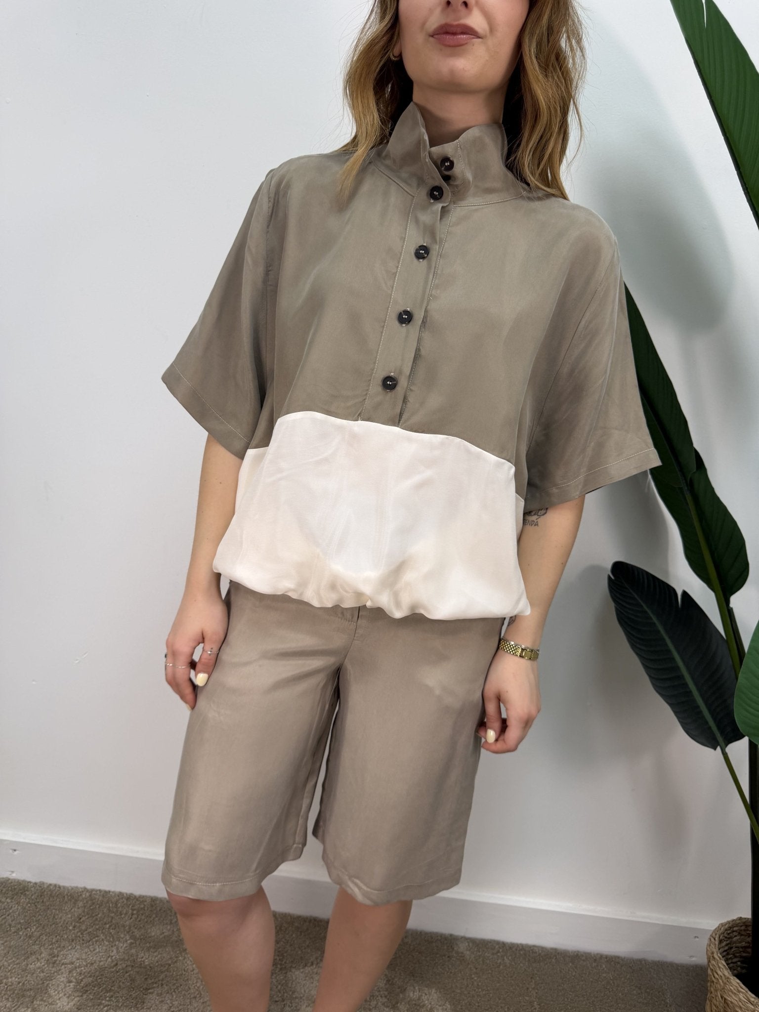 Maglia cupro e viscosa bicolor Tensione In - GiuGiò | Shop online