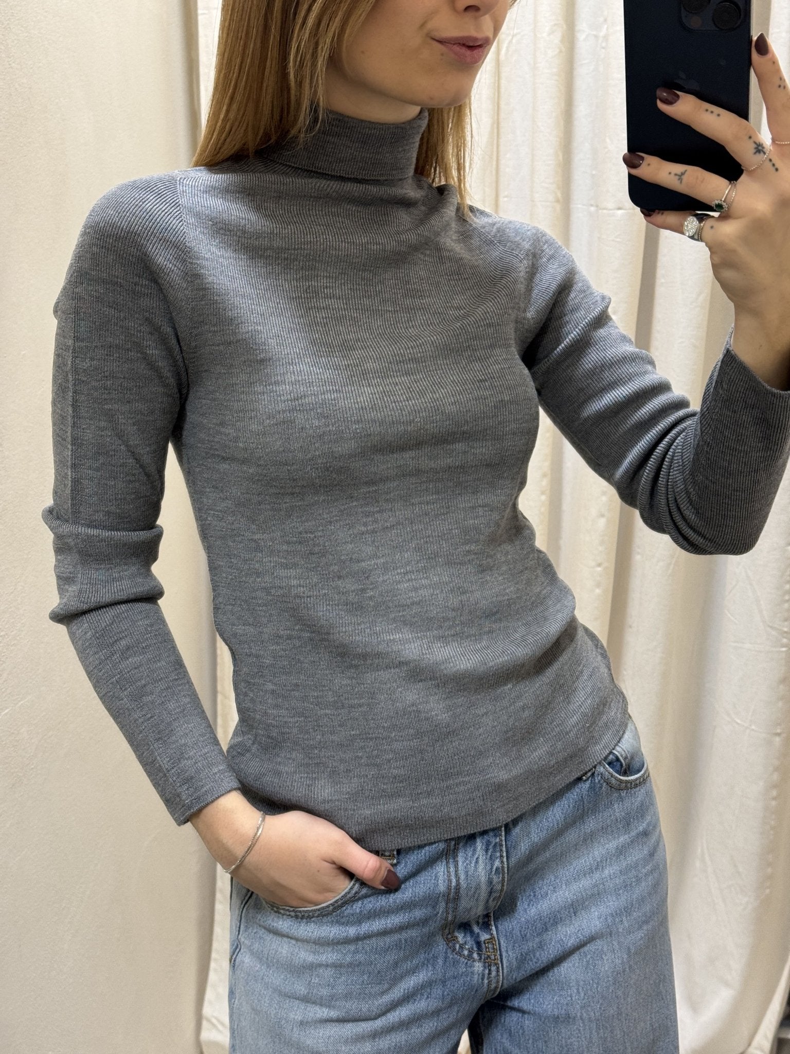 Maglia dolcevita 100% lana merino HaveOne - GiuGiò | Shop online