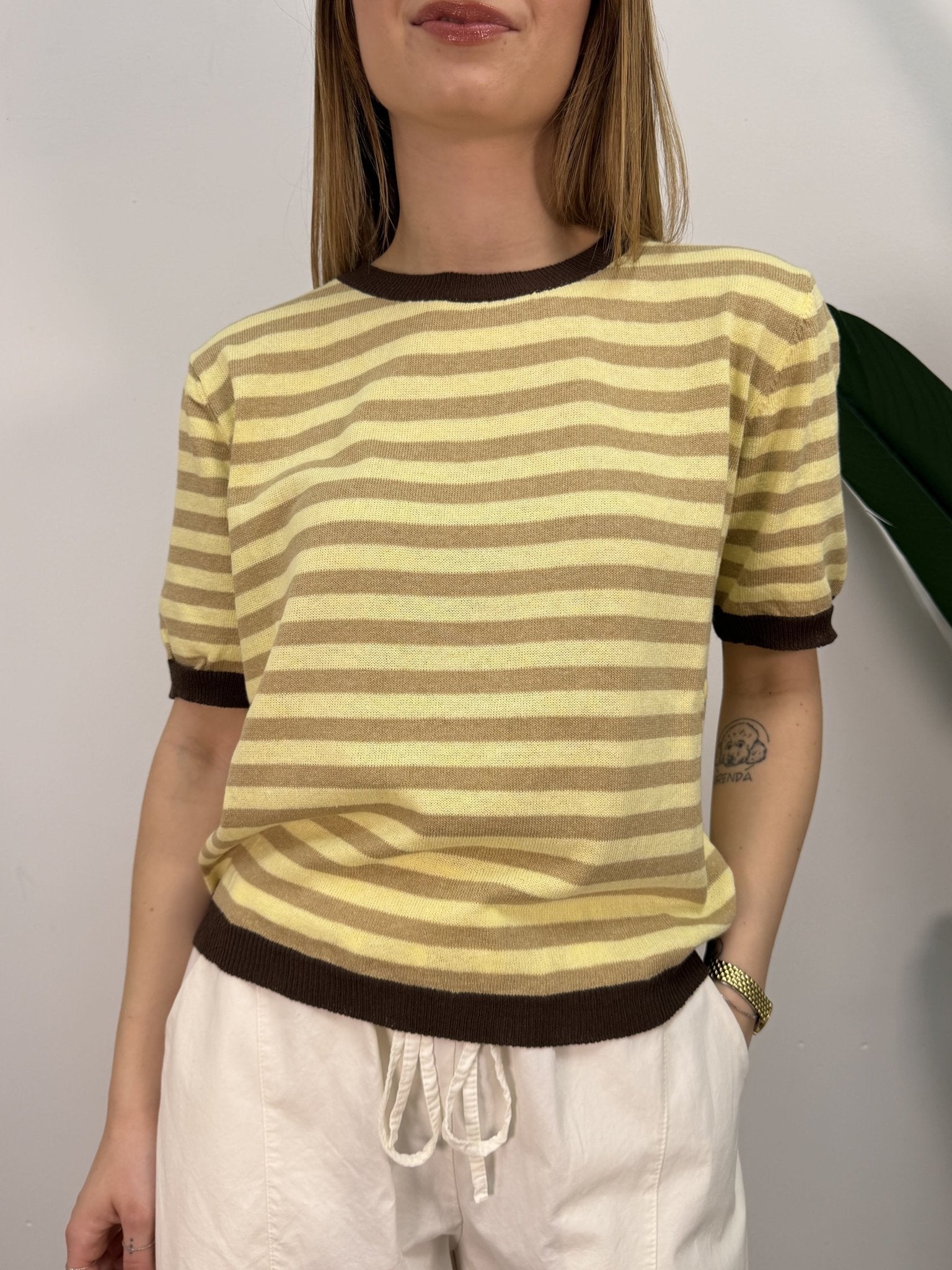 Maglia in filo a righe Tensione In - GiuGiò | Shop online