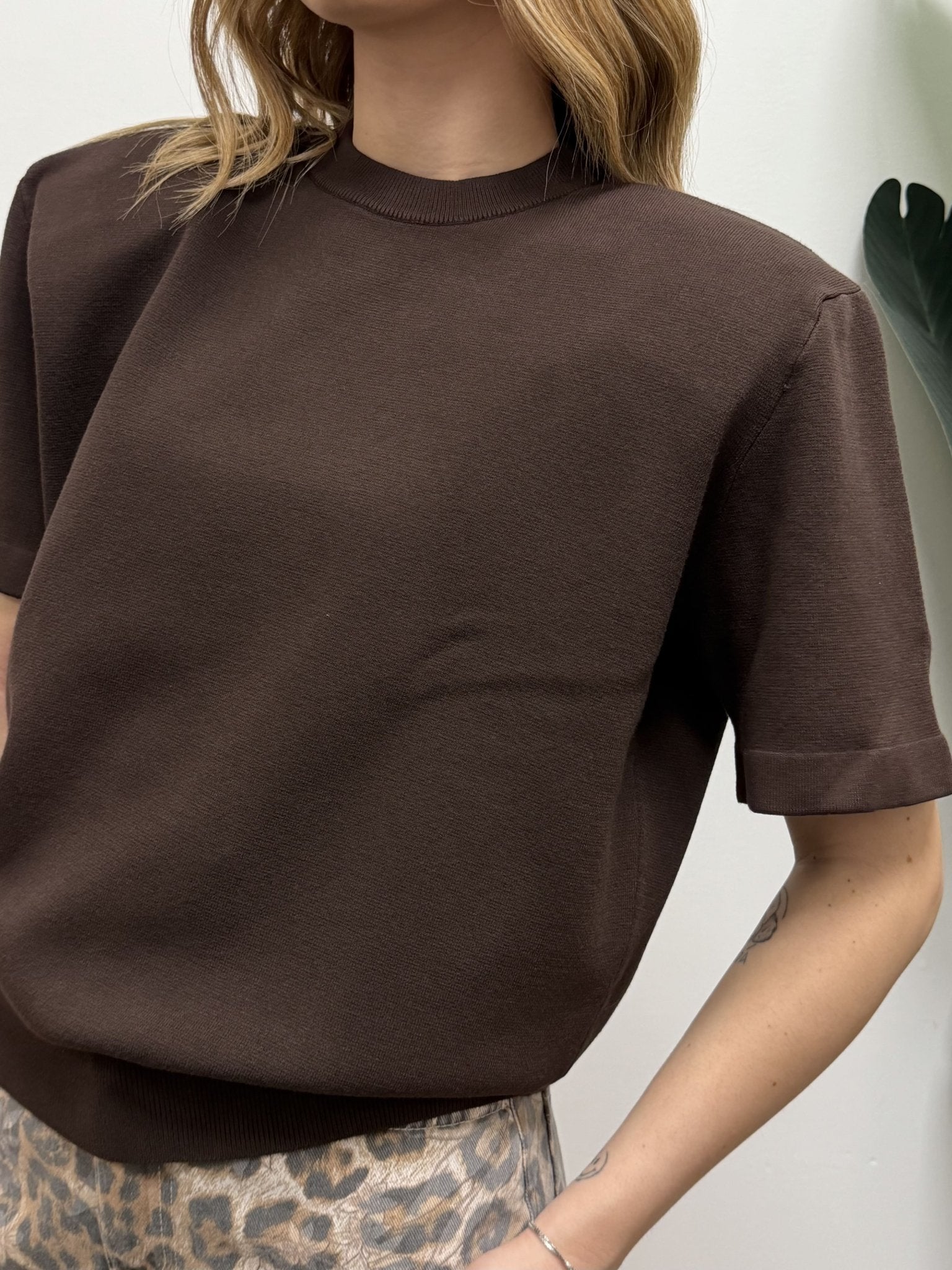 Maglia mezza manica con spalline VICOLO - GiuGiò | Shop online