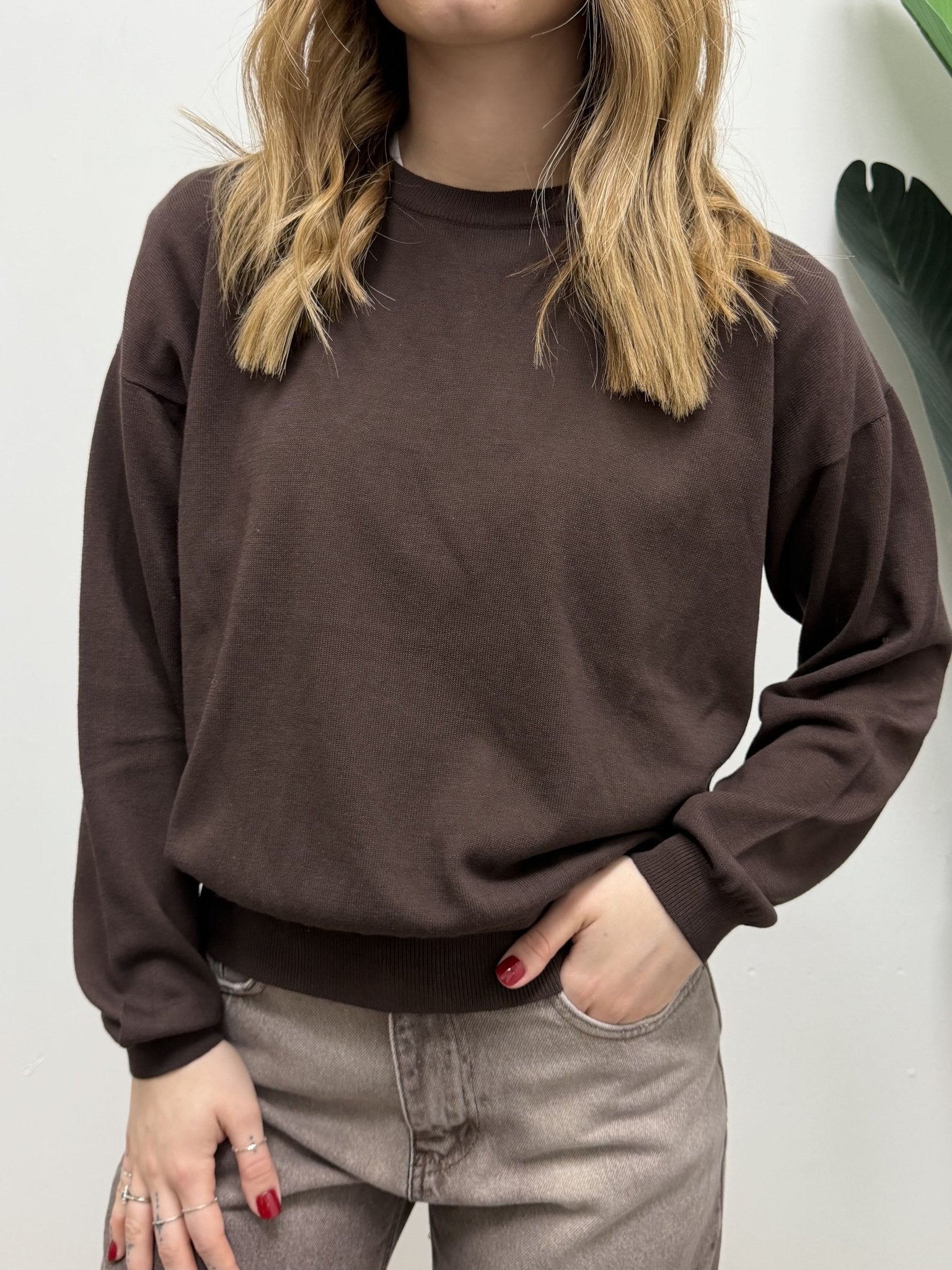 Maglioncino girocollo 100% cotone VICOLO - GiuGiò | Shop online
