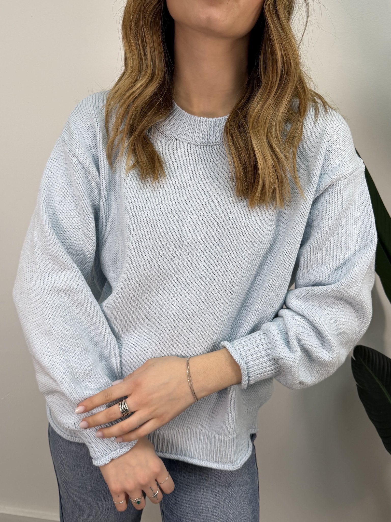 Maglioncino girocollo in cotone VICOLO - GiuGiò | Shop online