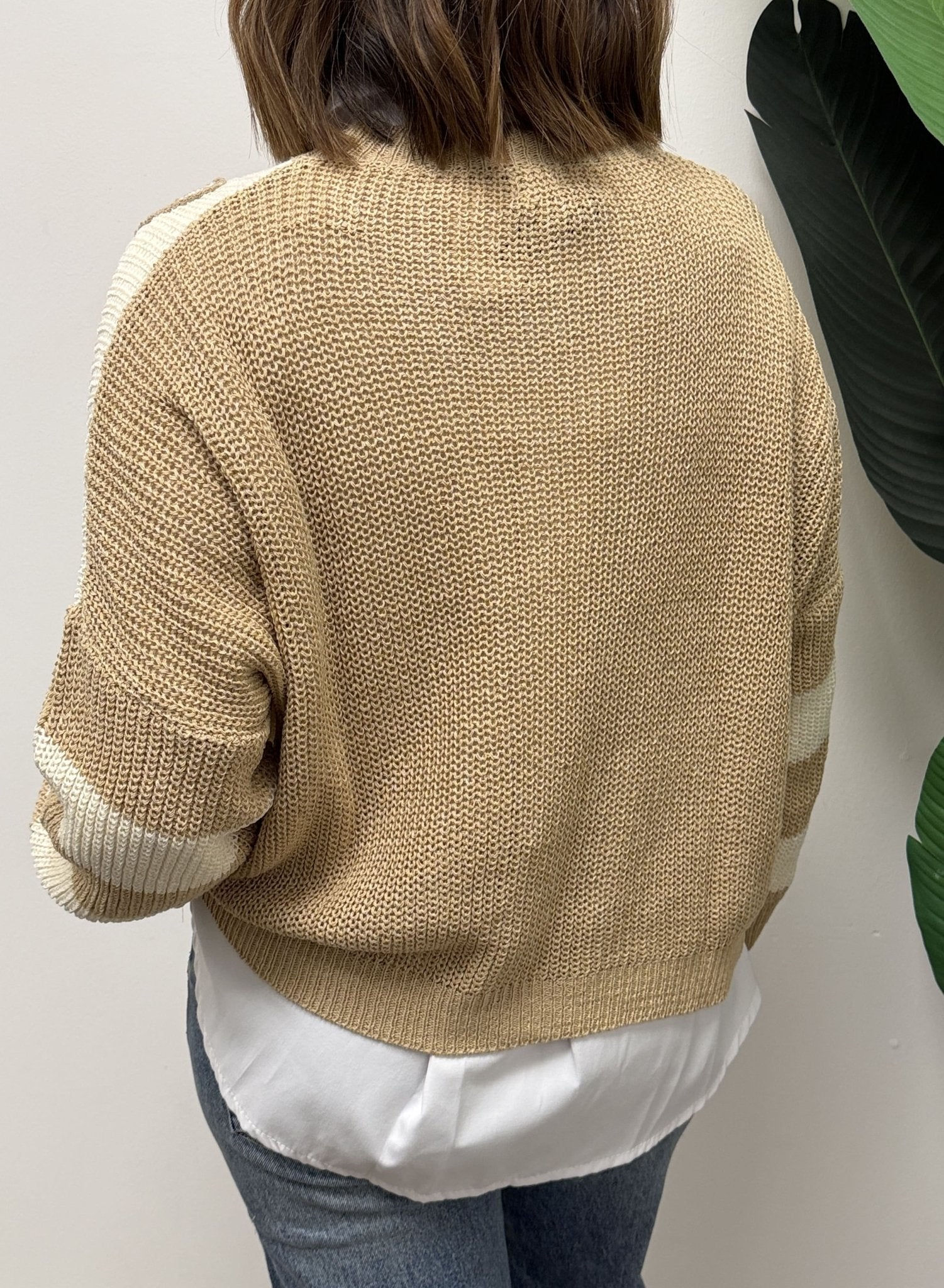 Maglione a righe con ricamo MyD - GiuGiò | Shop online