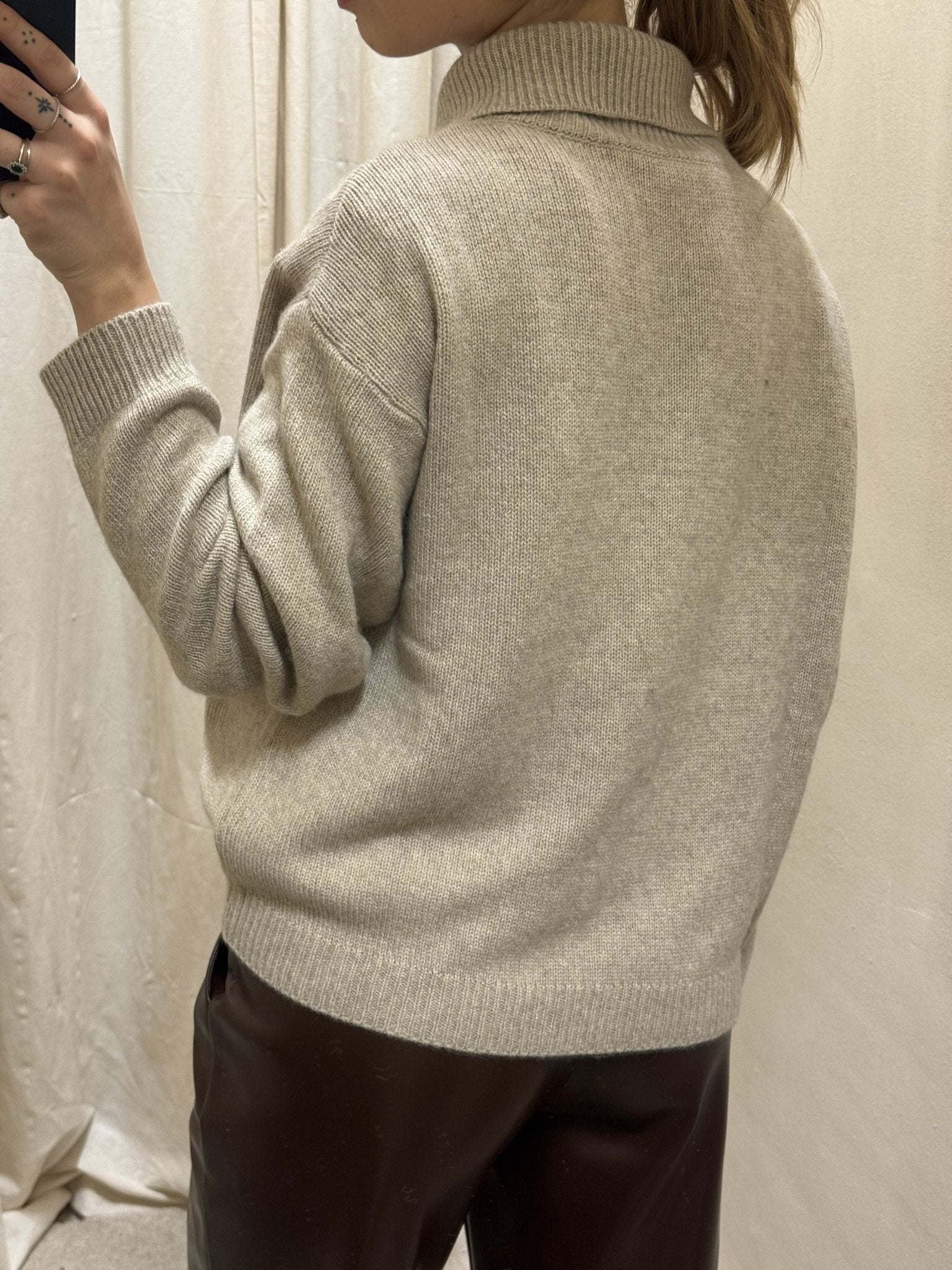 Maglione collo alto con bottoni Tensione In - GiuGiò | Shop online