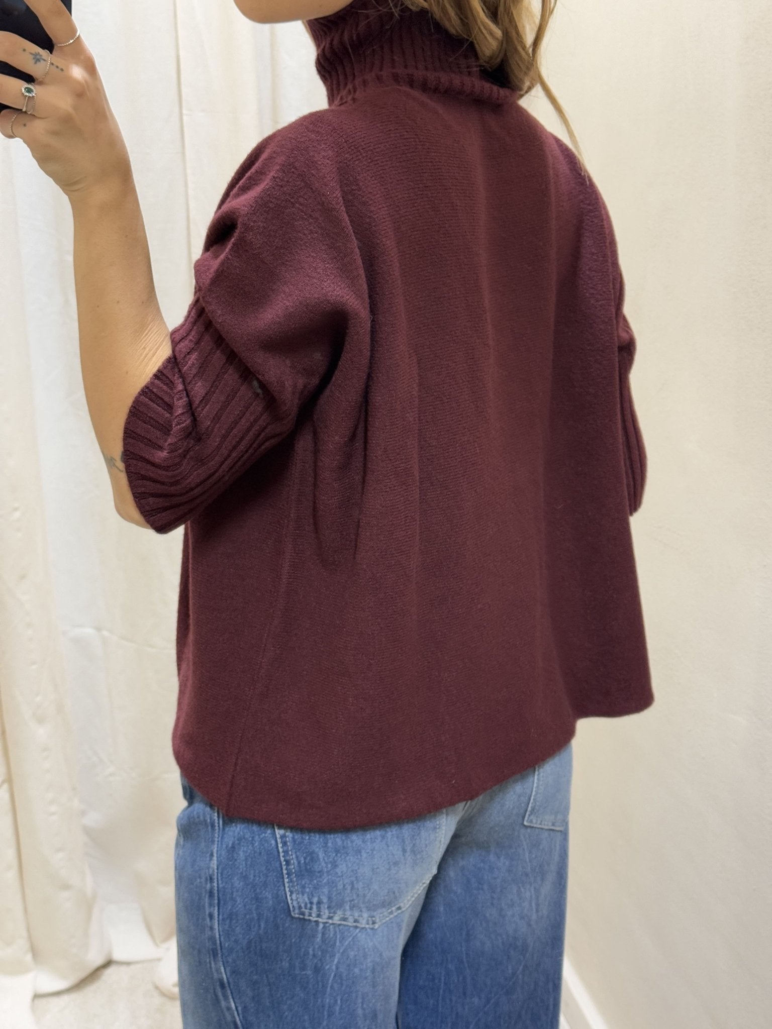 Maglione collo cratere mezza manica MyD - GiuGiò | Shop online