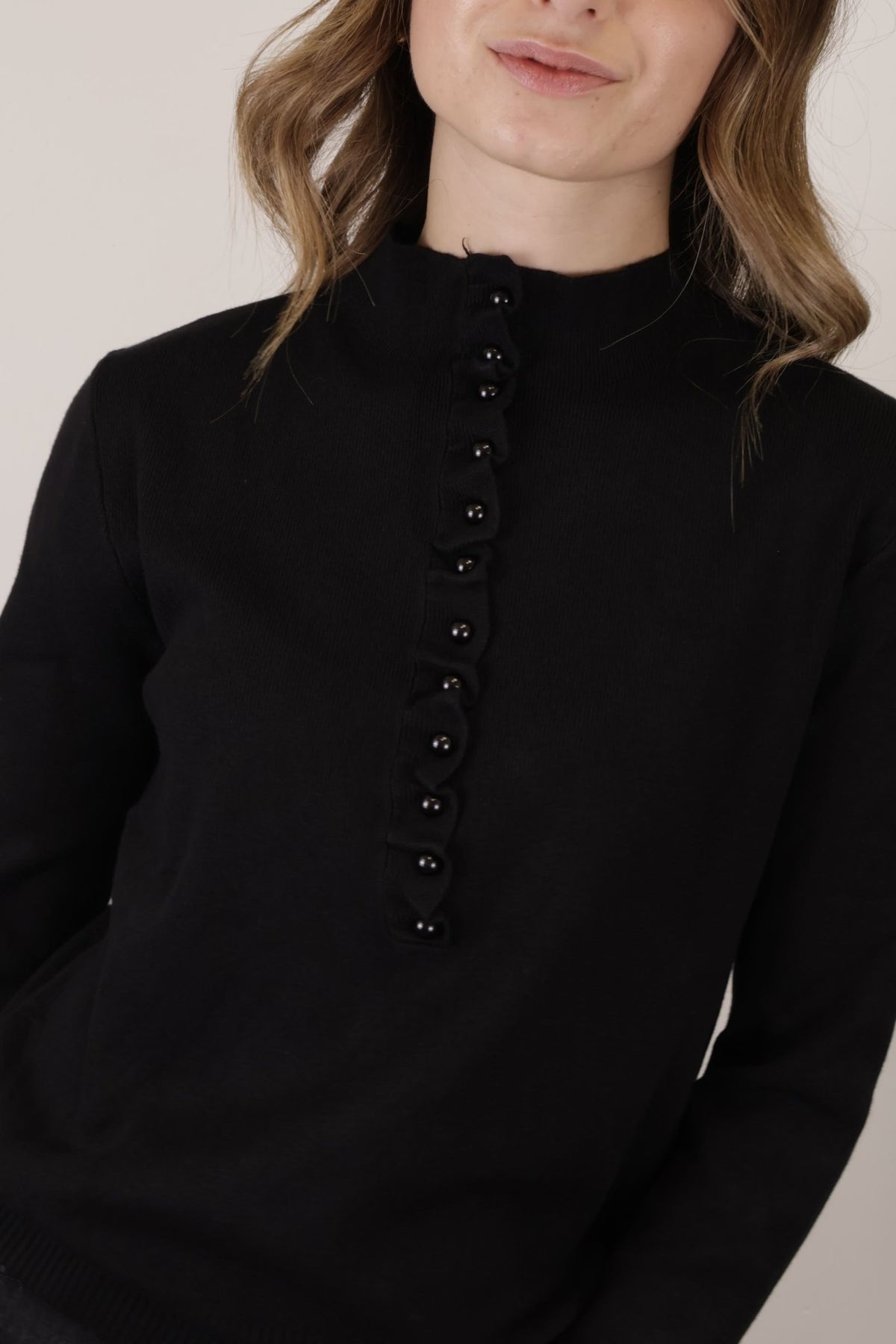 Maglione con bottoncini e rouches HaveOne - GiuGiò | Shop online
