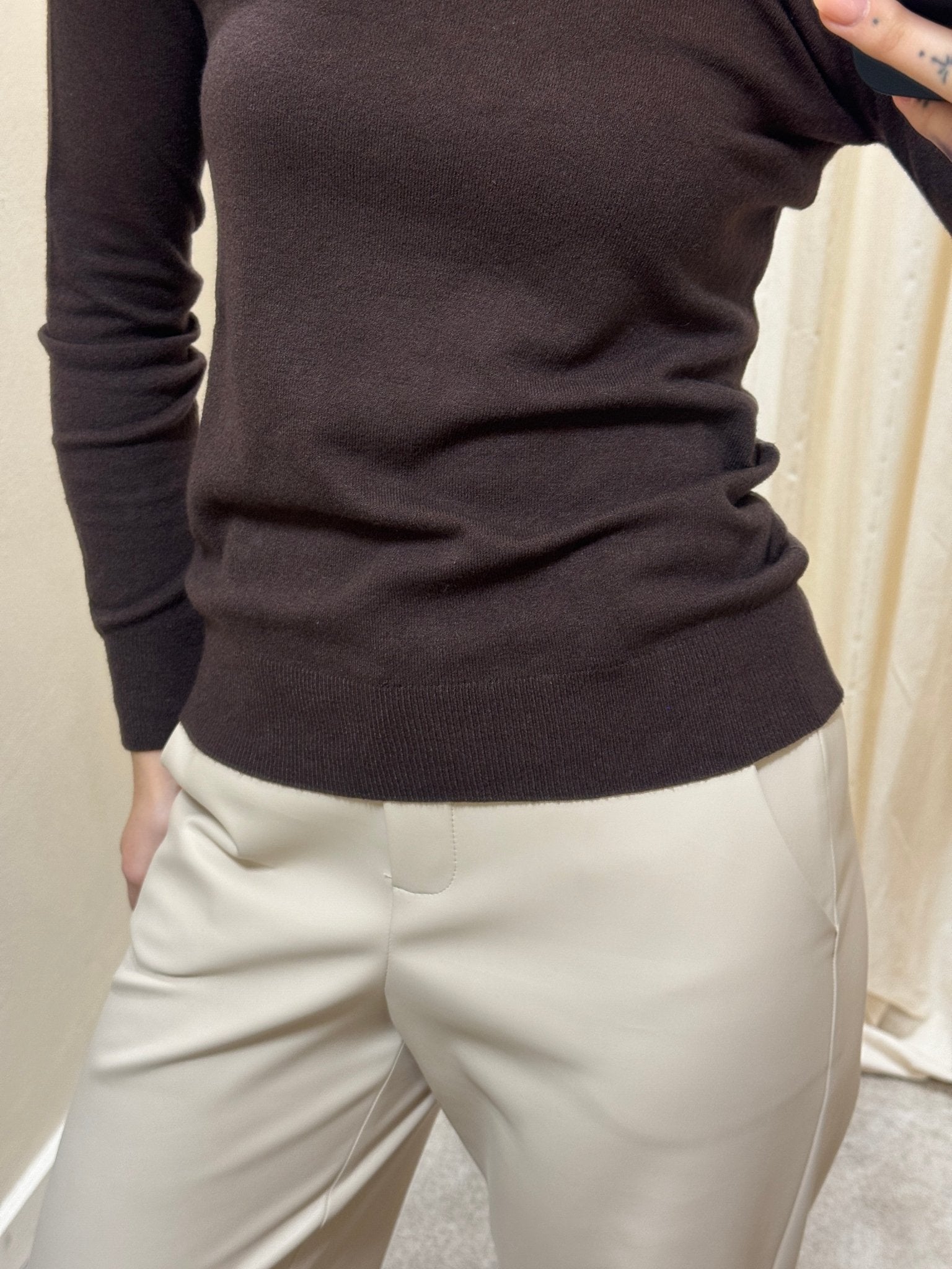 Maglione girocollo basic in viscosa MyD - GiuGiò | Shop online