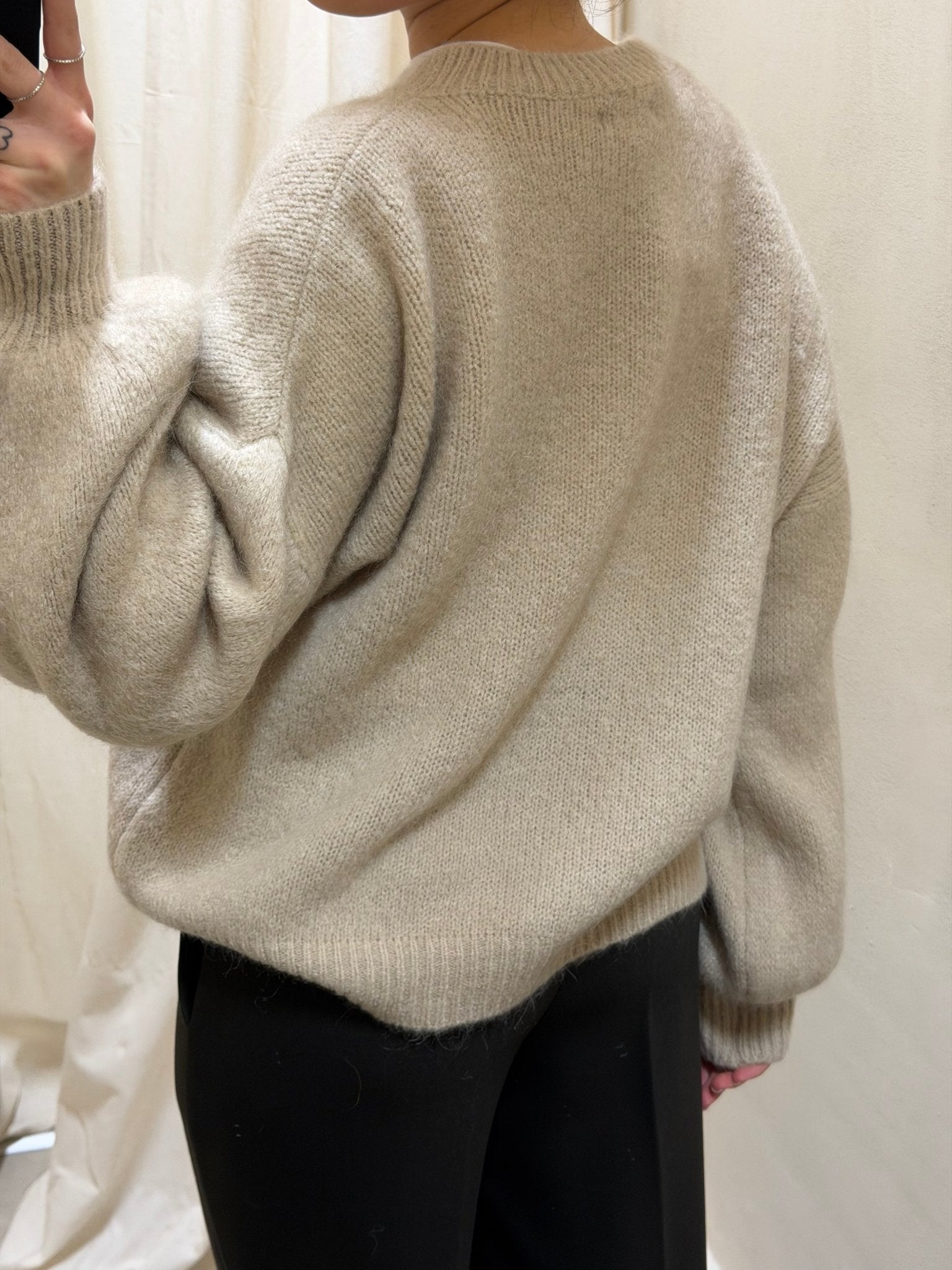 Maglione girocollo in mohair Susy Mix - GiuGiò | Shop online