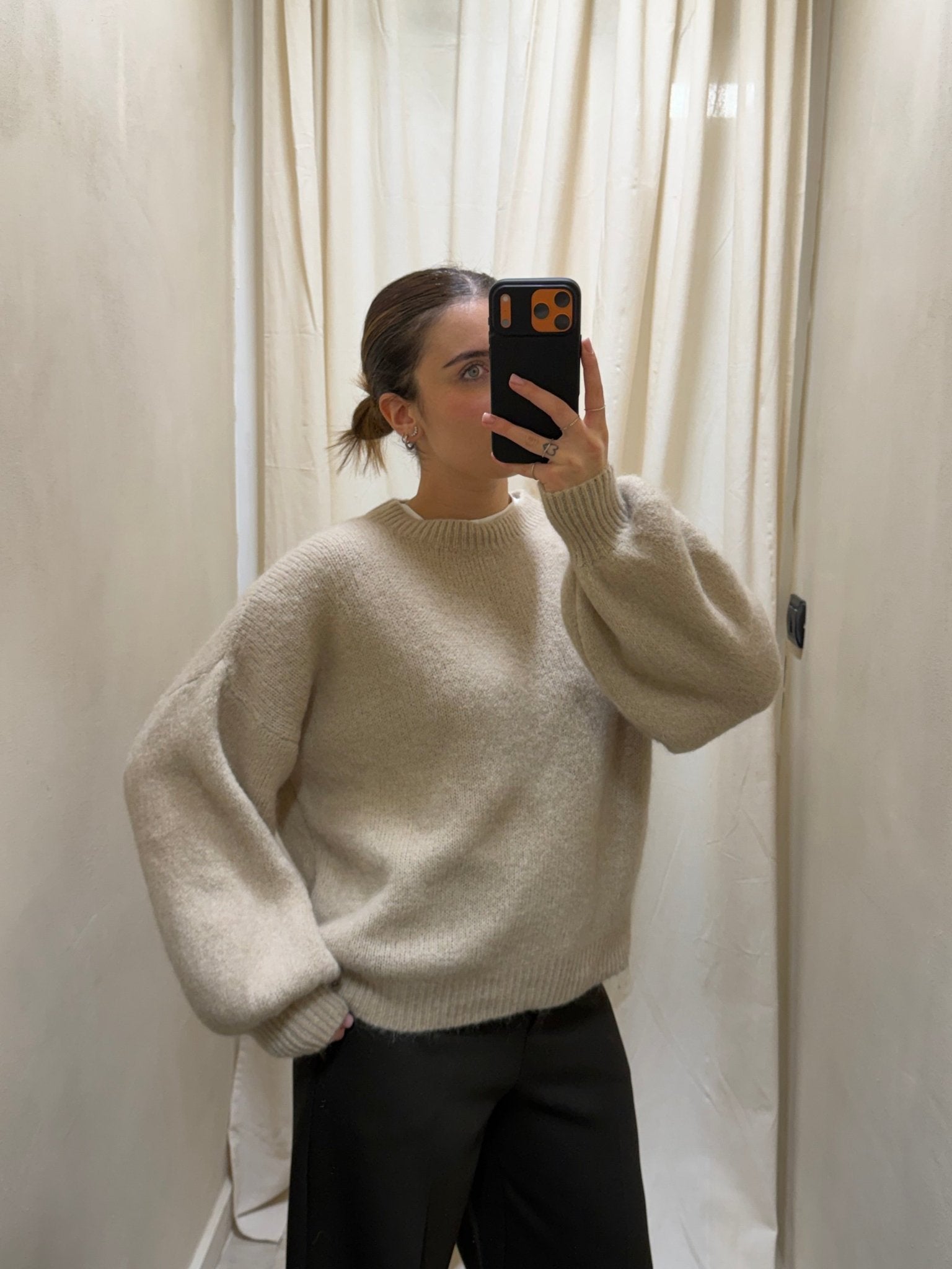 Maglione girocollo in mohair Susy Mix - GiuGiò | Shop online