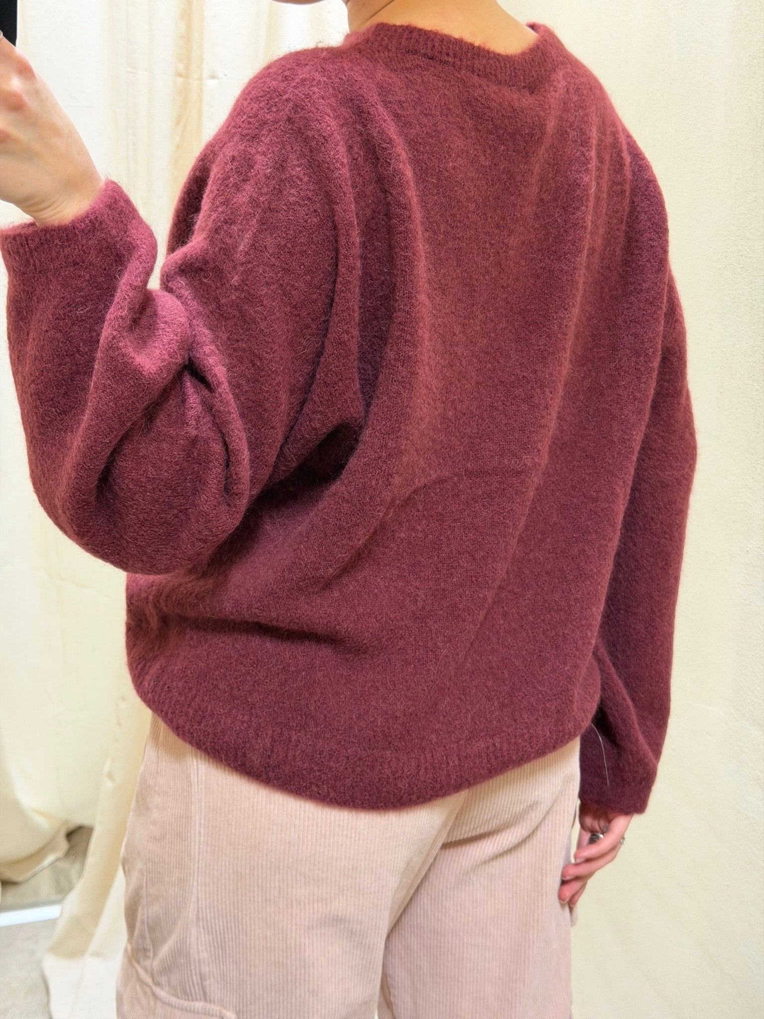 Maglione girocollo misto alpaca MyD - GiuGiò | Shop online