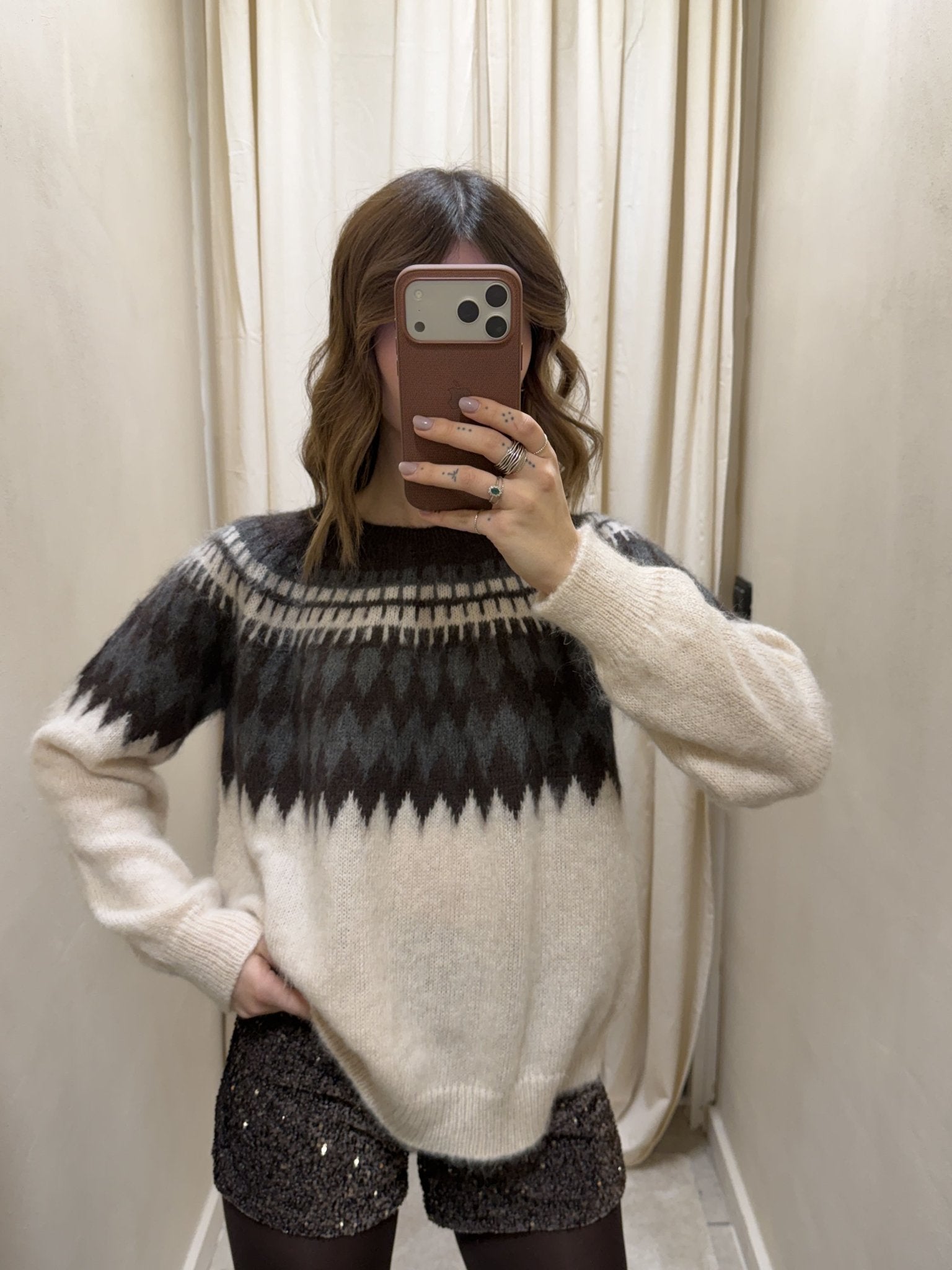 Maglione girocollo norvegese Tensione In - GiuGiò | Shop online