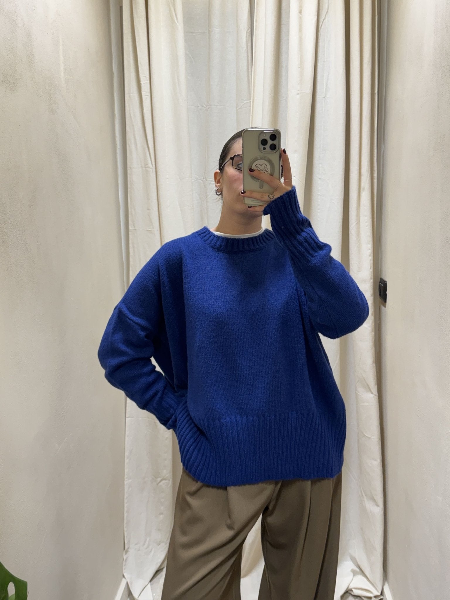 Maglione girocollo over Tensione In - GiuGiò | Shop online