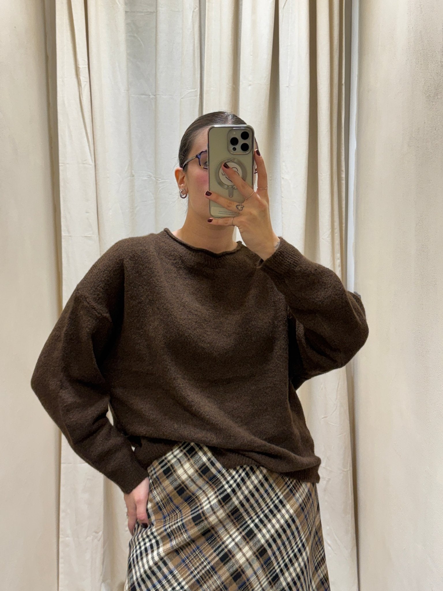 Maglione girocollo taglio over MyD - GiuGiò | Shop online