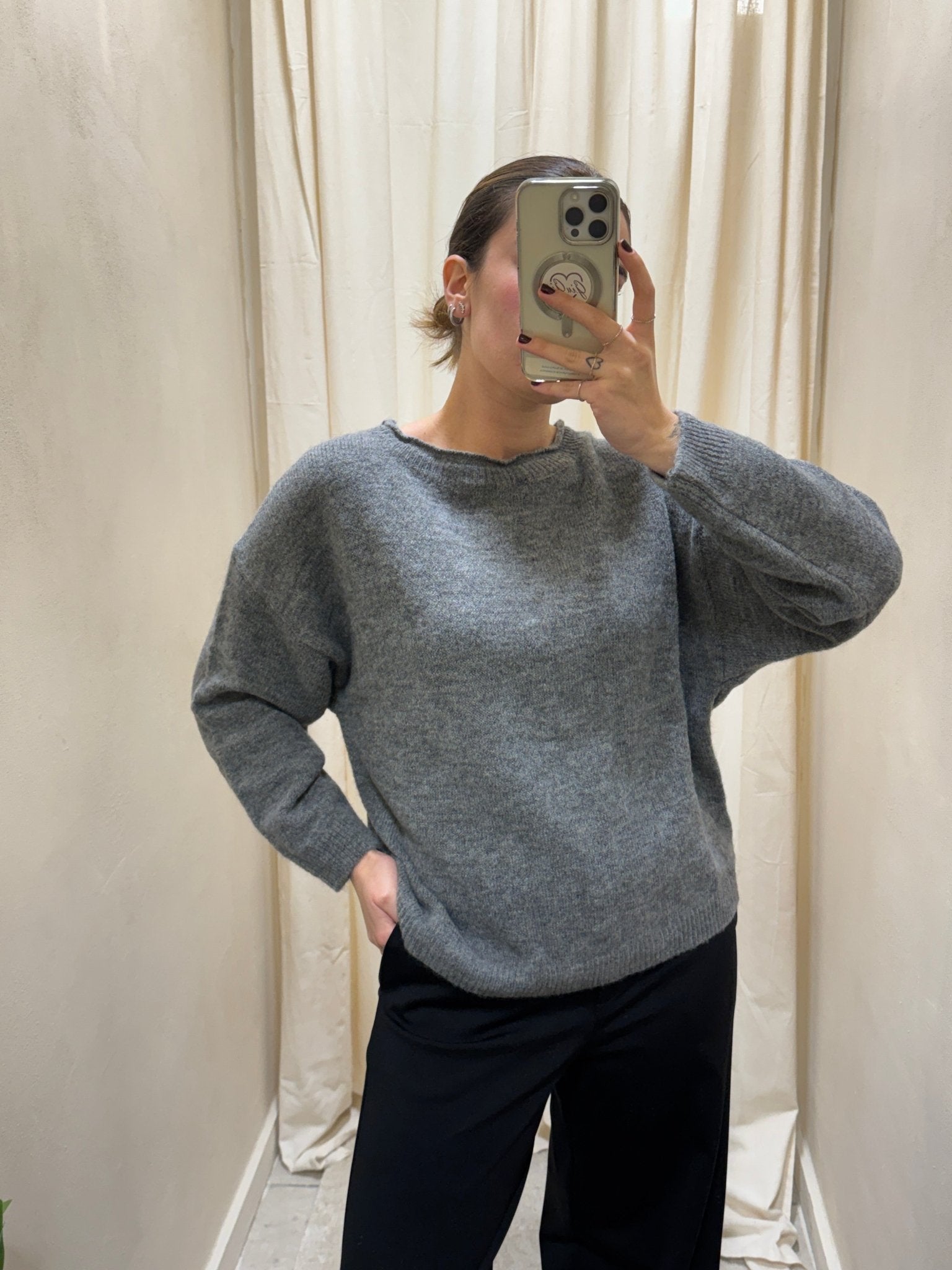 Maglione girocollo taglio over MyD - GiuGiò | Shop online