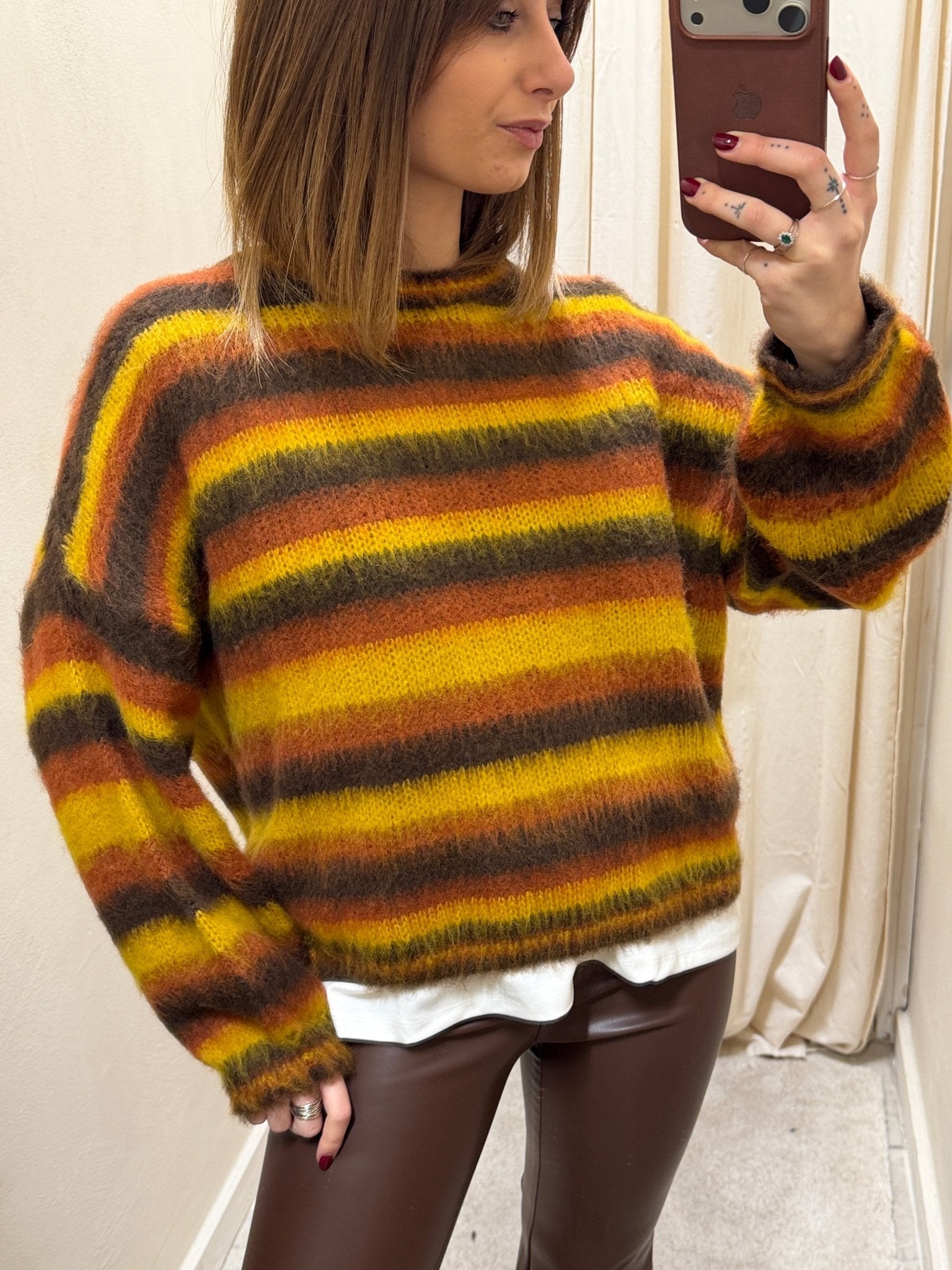 Maglione over girocollo rigato HaveOne - GiuGiò | Shop online