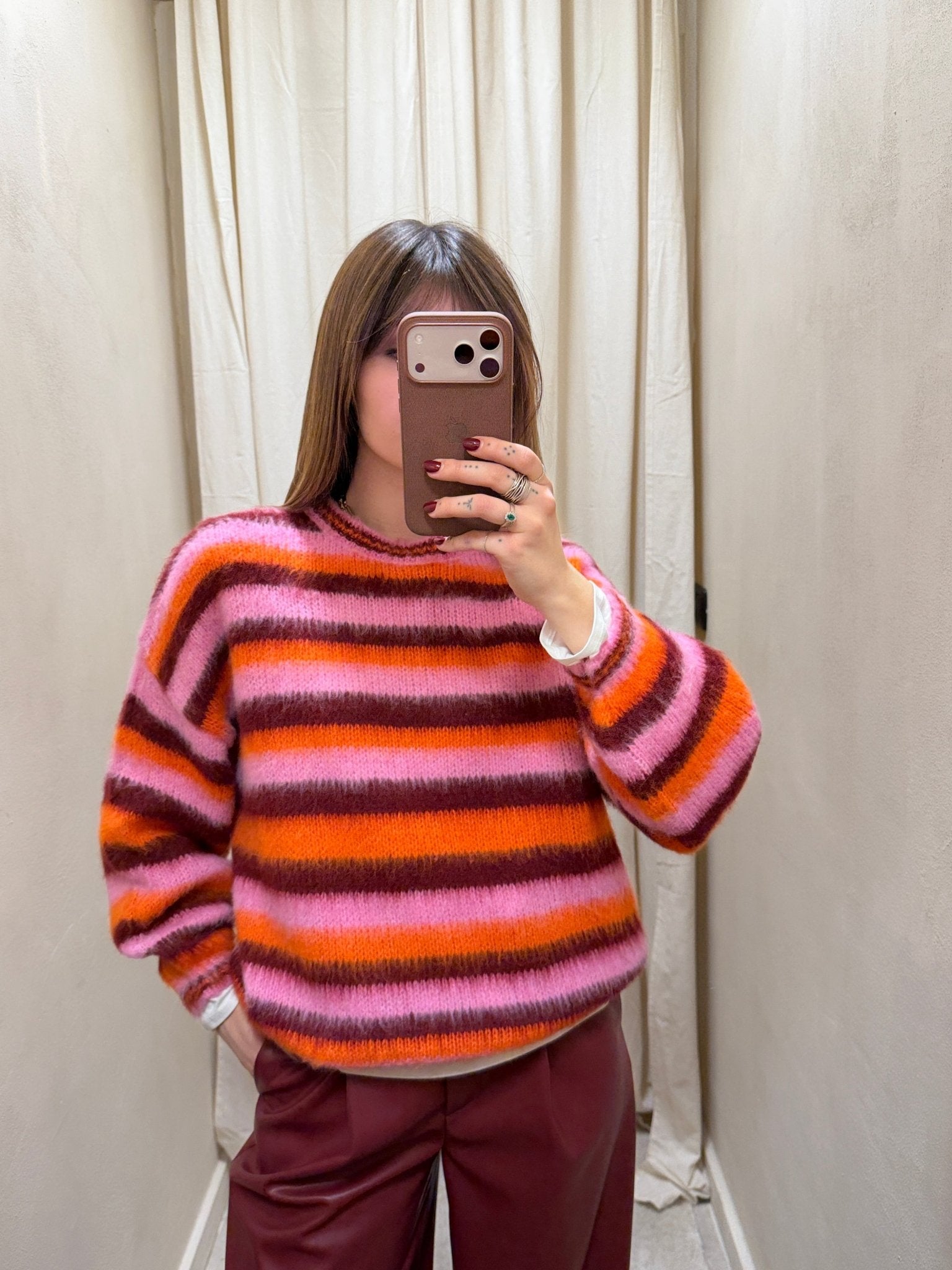 Maglione over girocollo rigato HaveOne - GiuGiò | Shop online