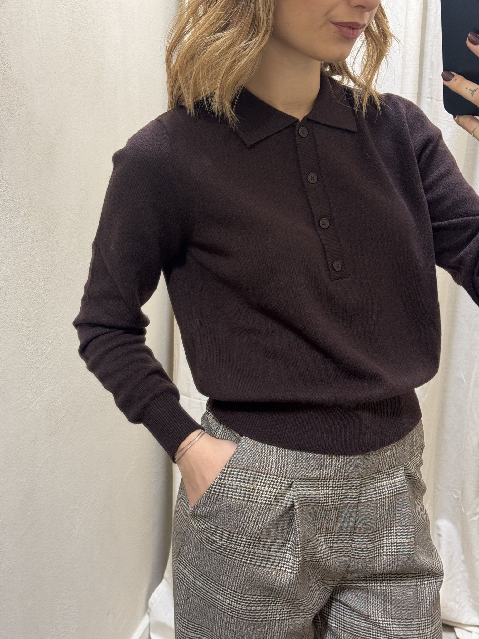 Maglione polo 100% lana Dixie - GiuGiò | Shop online