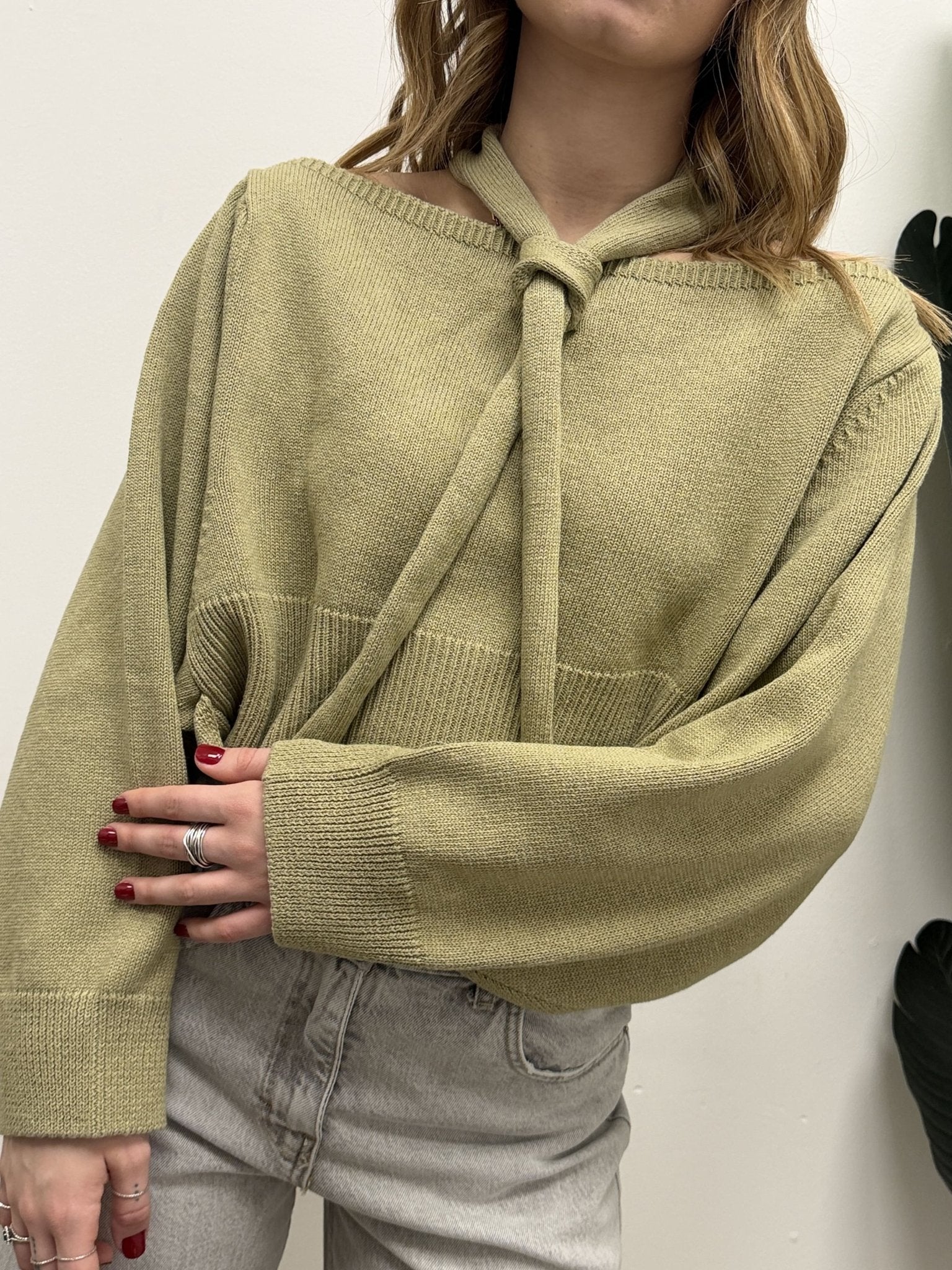 Maglione shiffer con nodo HaveOne - GiuGiò | Shop online