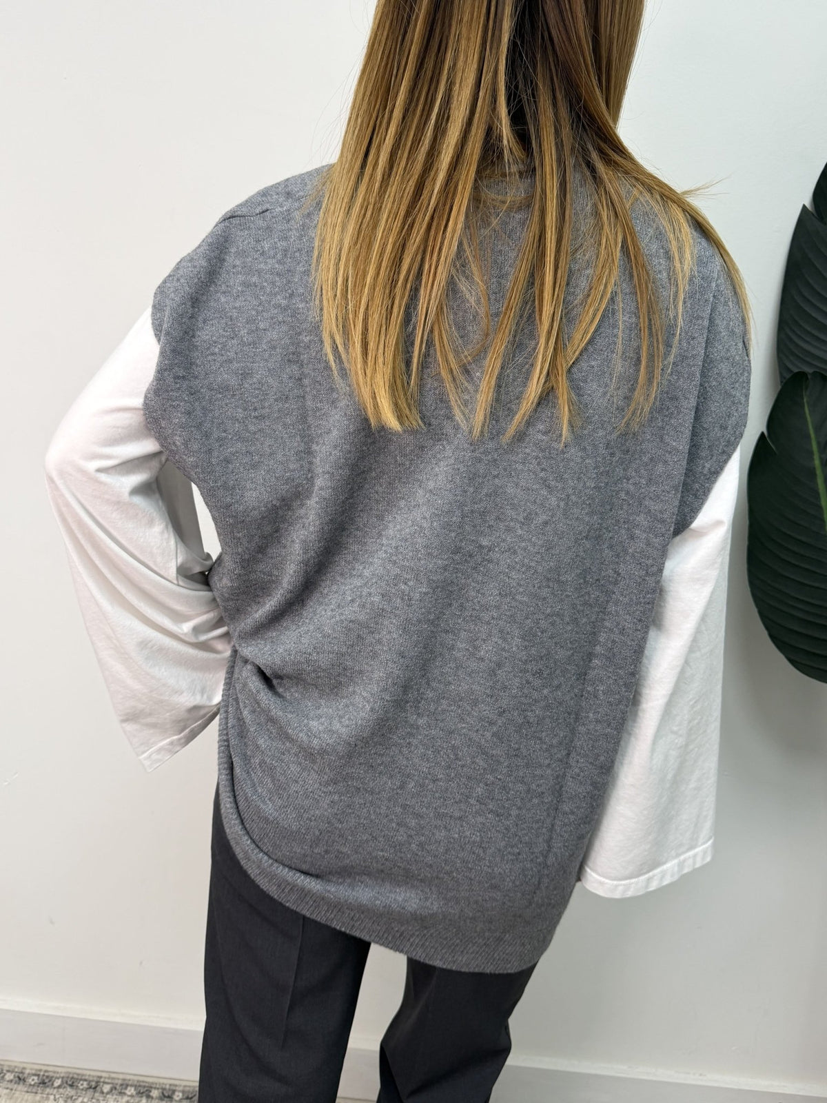 Maxi gilet in maglia Susy Mix - GiuGiò | Shop online