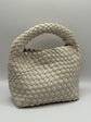 Mini secchiello a mano intrecciato con mini pochette in pvc Loud - GiuGiò | Shop online