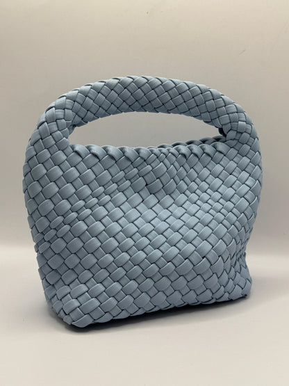 Mini secchiello a mano intrecciato con mini pochette in pvc Loud - GiuGiò | Shop online