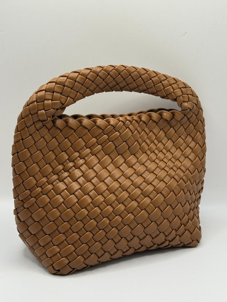 Mini secchiello a mano intrecciato con mini pochette in pvc Loud - GiuGiò | Shop online