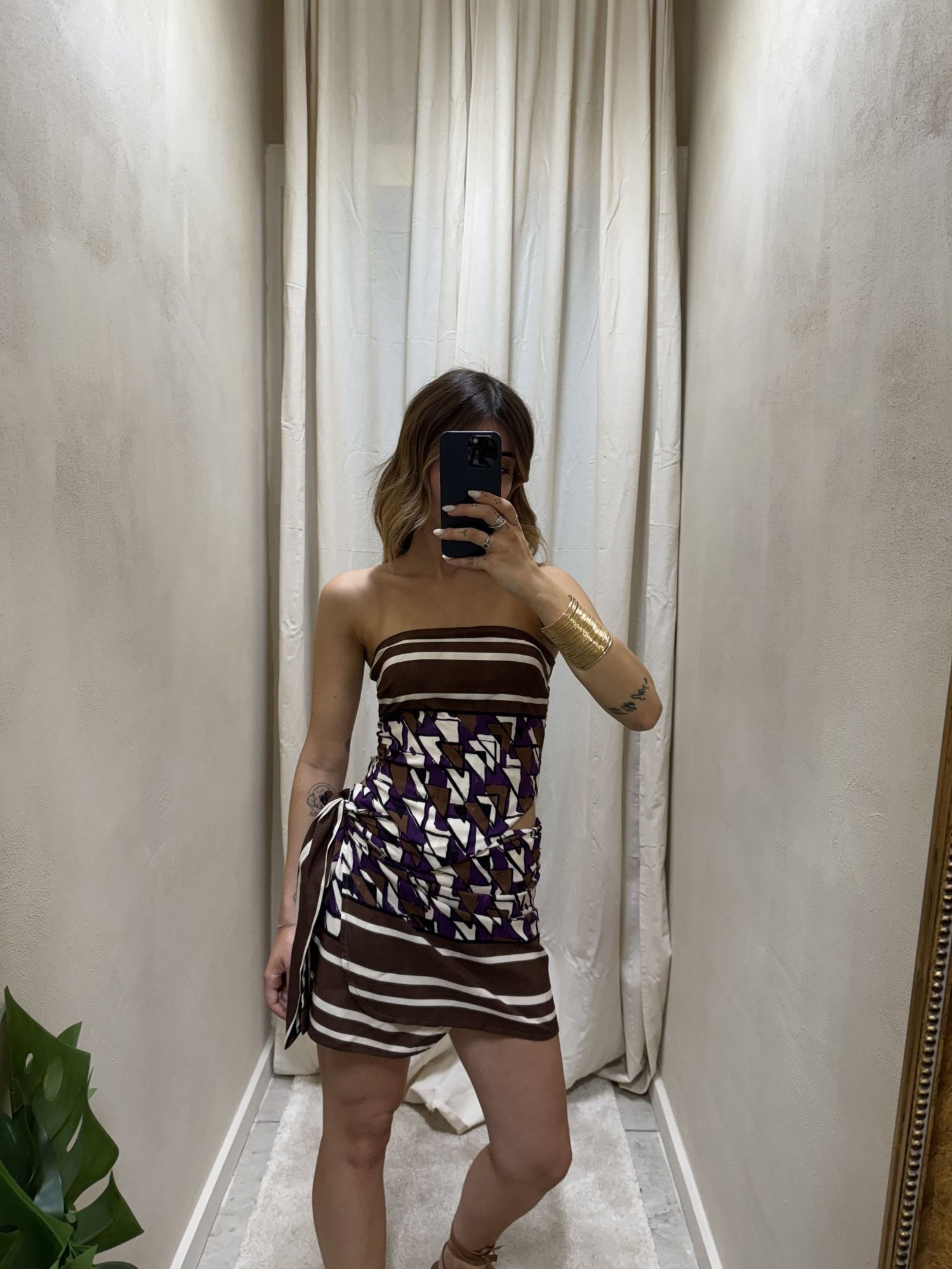 Minigonna pareo fantasia viola Tensione In - GiuGiò | Shop online