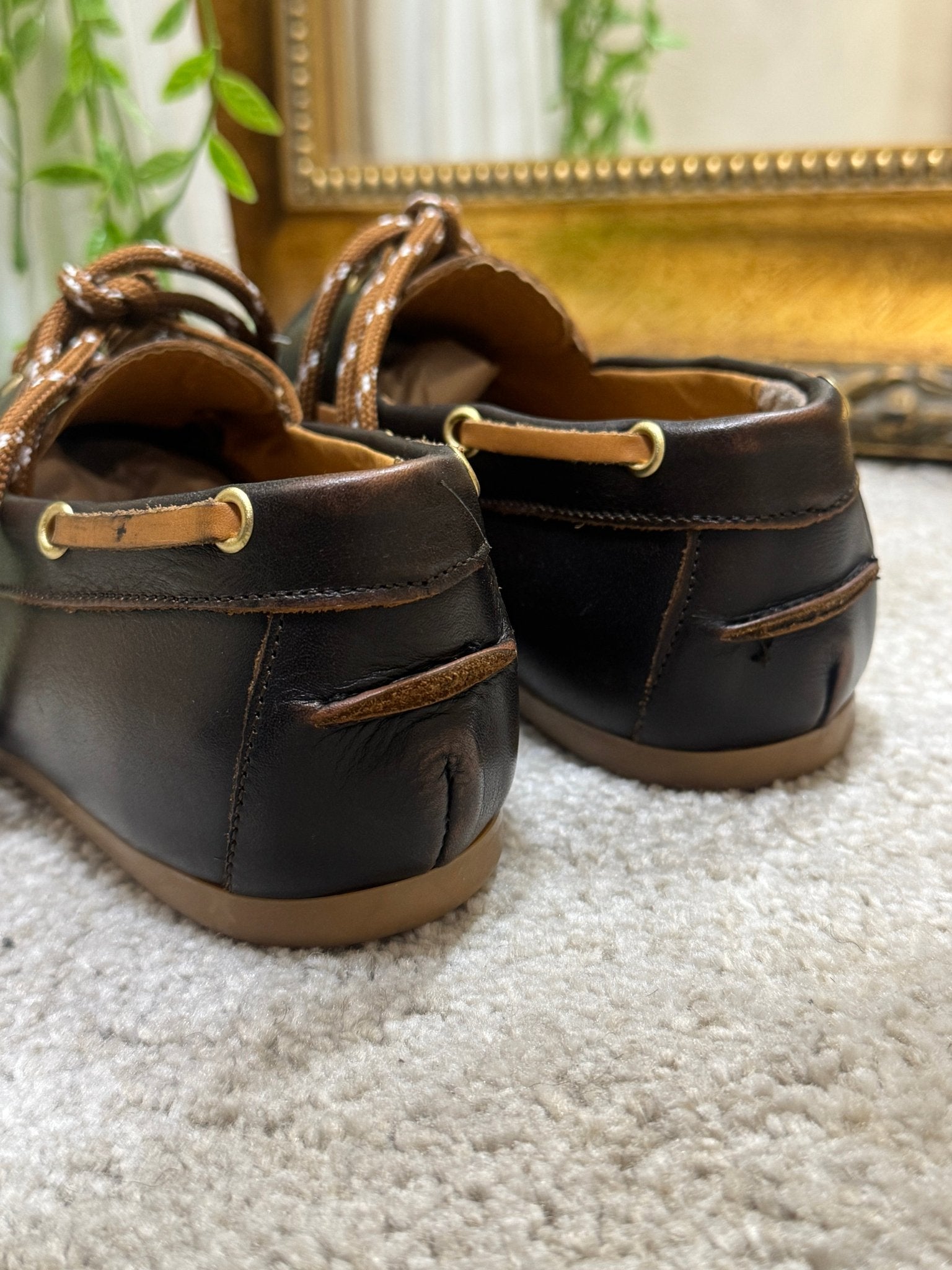 Mocassino in pelle invecchiata laccio nautico Via Mondana - GiuGiò | Shop online