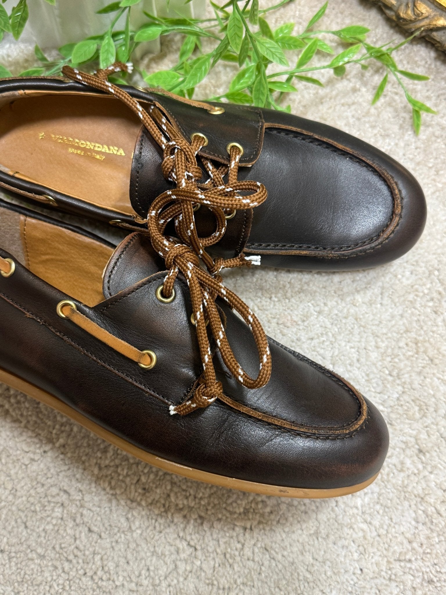 Mocassino in pelle invecchiata laccio nautico Via Mondana - GiuGiò | Shop online