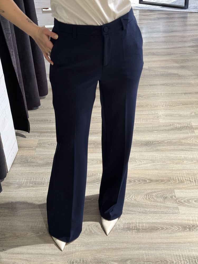 Pantalone a zampa in crepe Zahjr - GiuGiò | Shop online