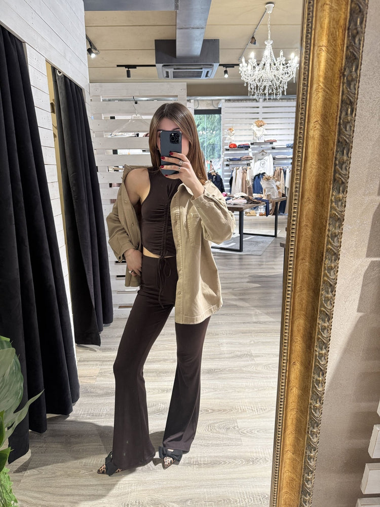Pantalone a zampa in lycra HaveOne - GiuGiò | Shop online
