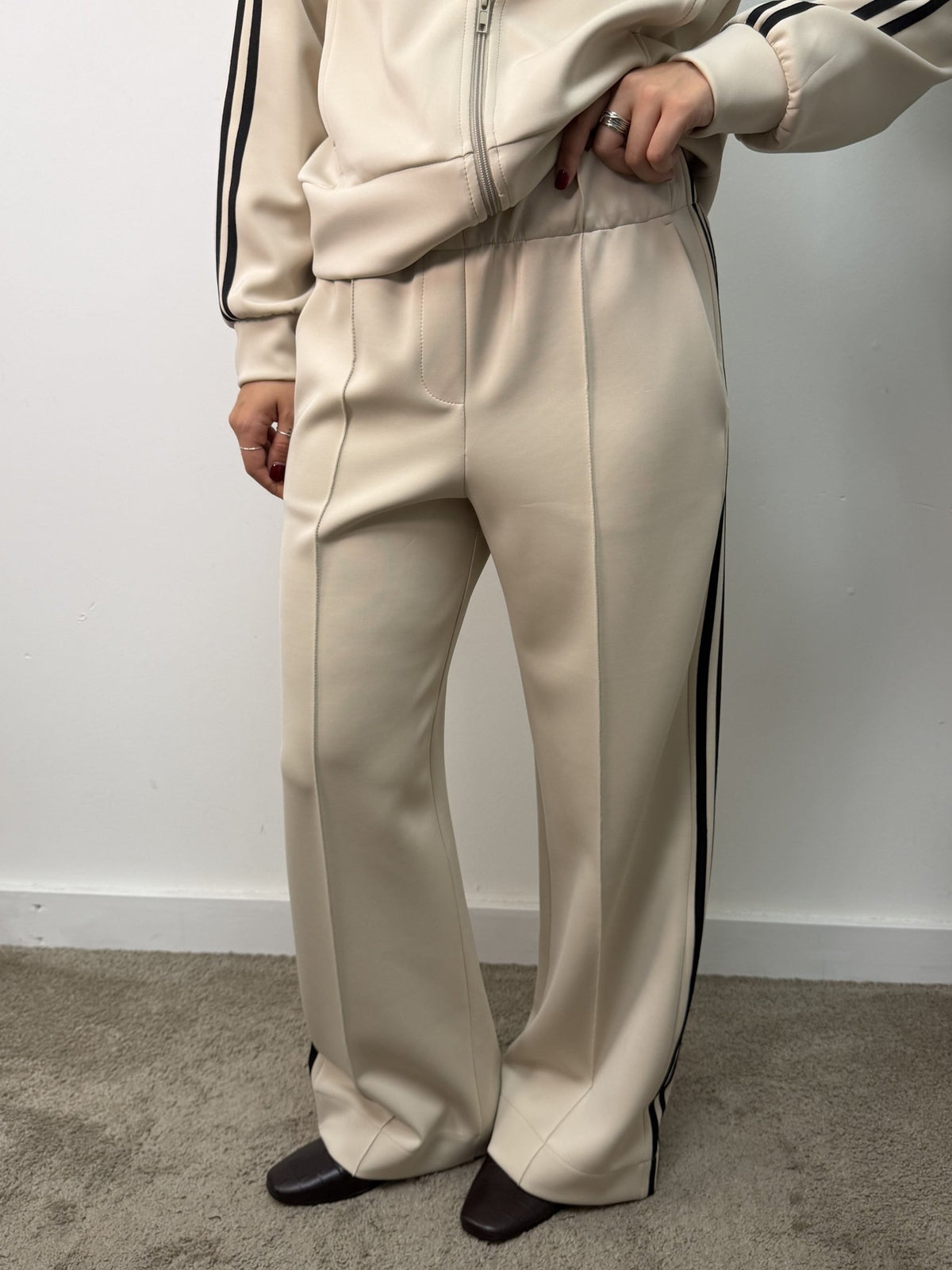 Pantalone acetato con bande laterali Susy Mix - GiuGiò | Shop online