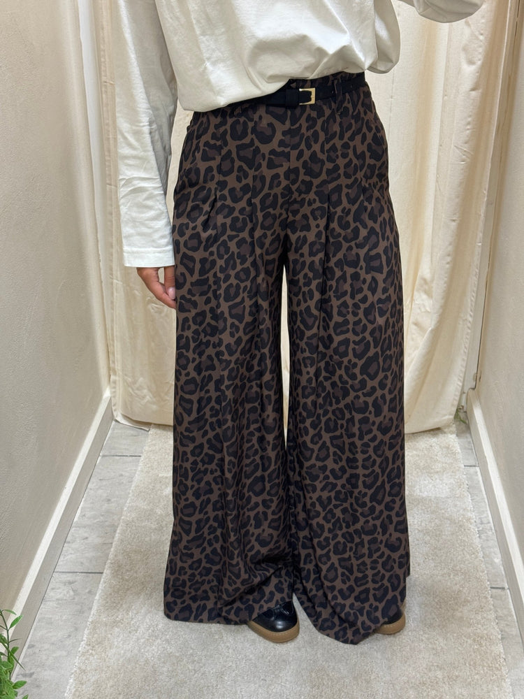 Pantalone ampio doppia pinces maculato Imperial - GiuGiò | Shop online
