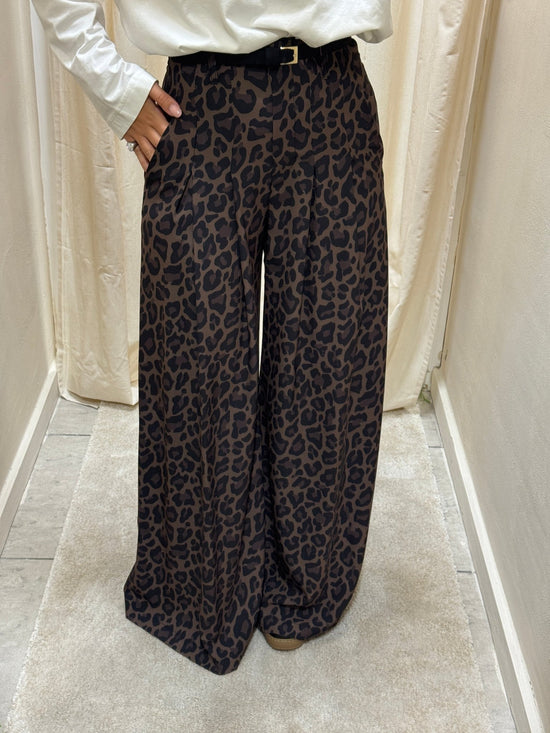 Pantalone ampio doppia pinces maculato Imperial - GiuGiò | Shop online