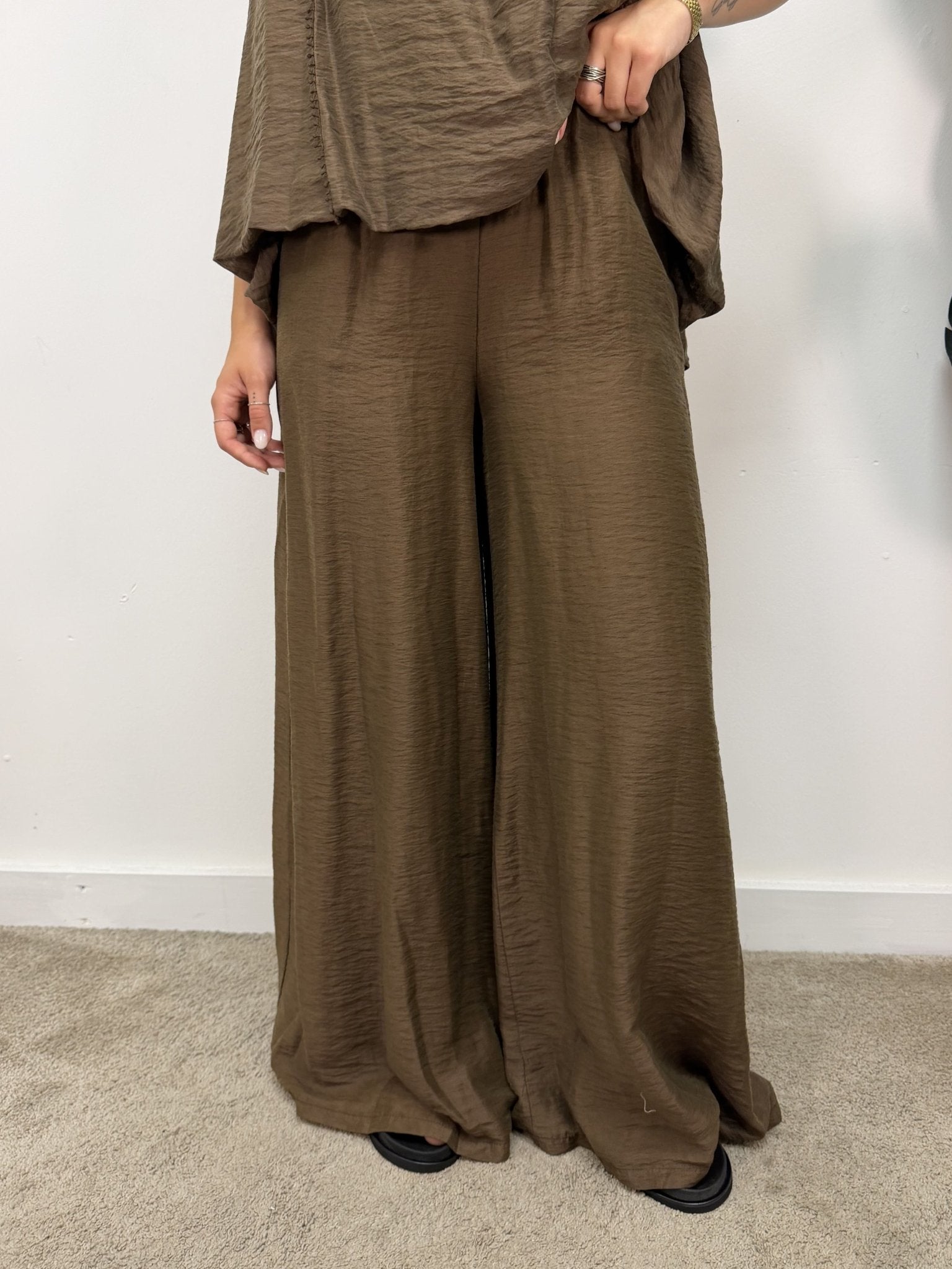 Pantalone ampio lino e lyocell MyD - GiuGiò | Shop online