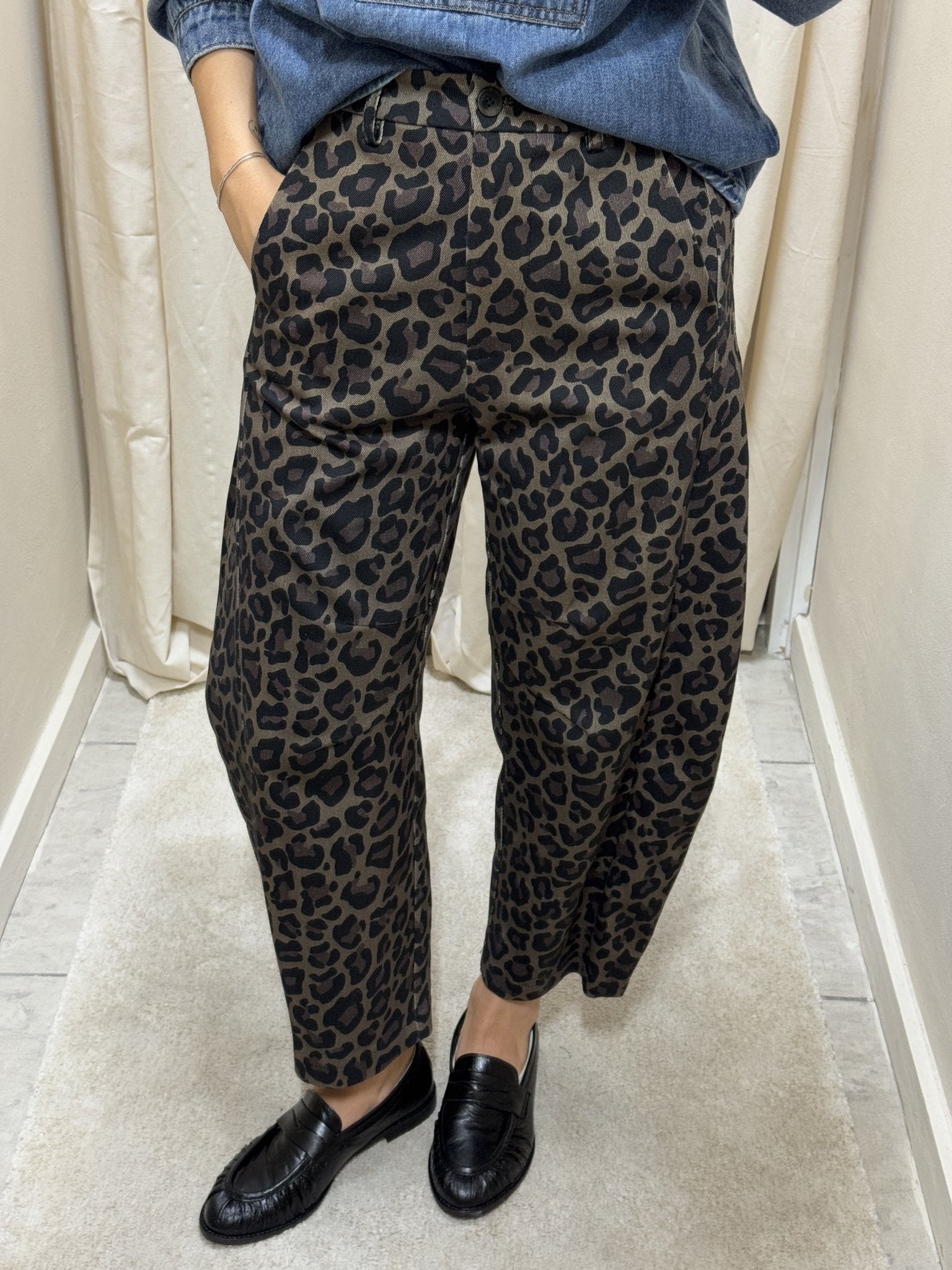 Pantalone animalier balloon Imperial - GiuGiò | Shop online