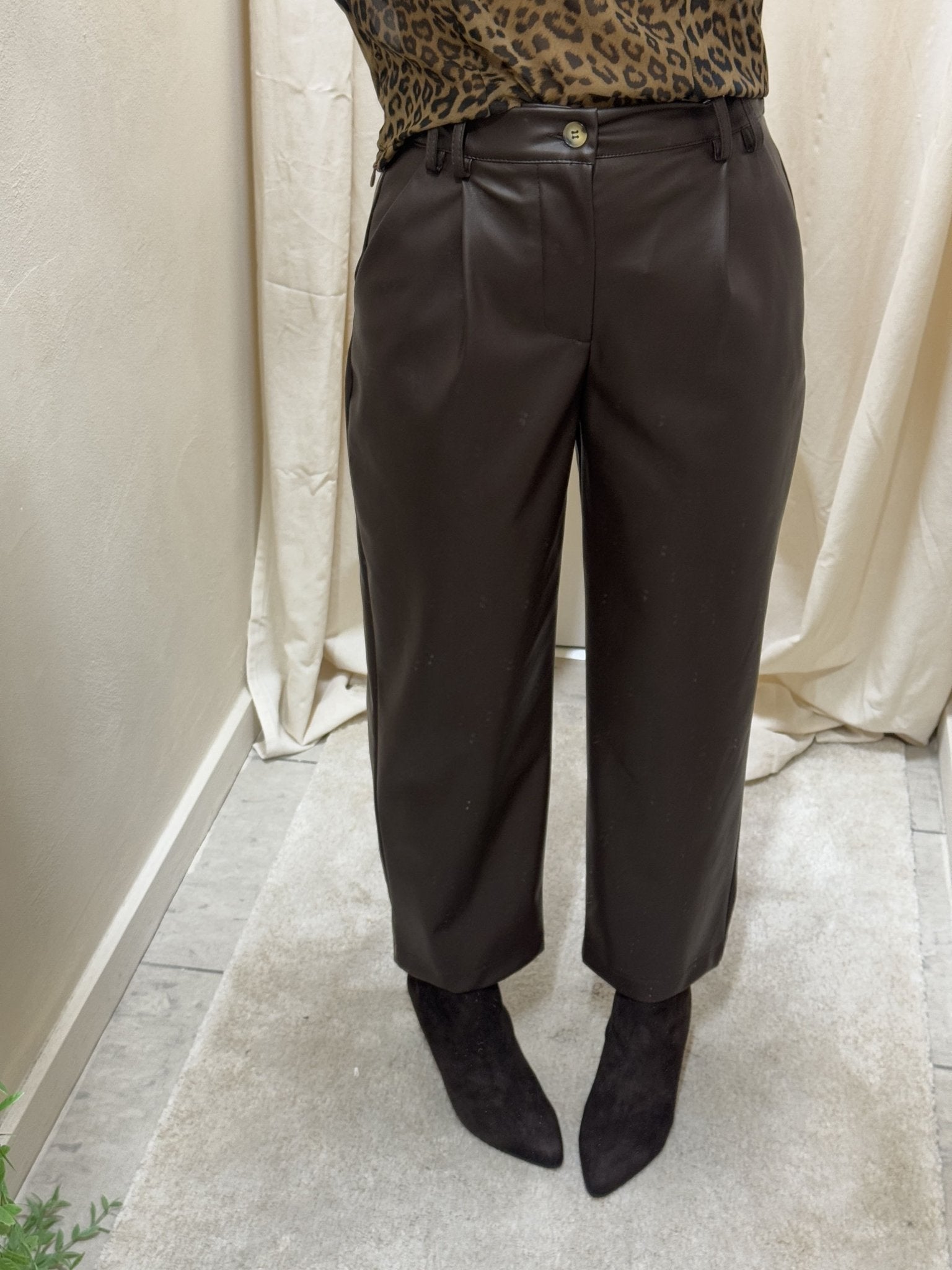 Pantalone baggy in ecopelle Tensione In - GiuGiò | Shop online