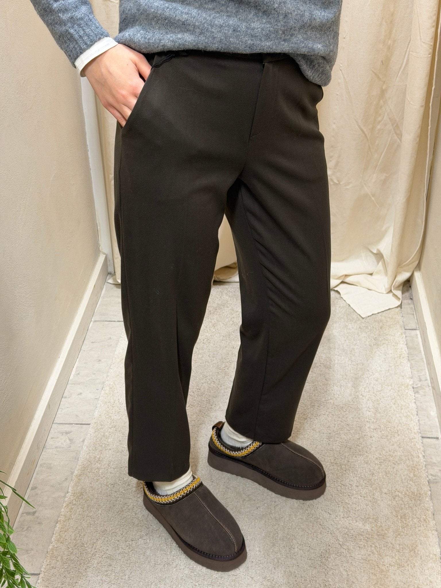 Pantalone baggy in fresco lana Tensione In - GiuGiò | Shop online