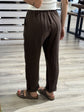 Pantalone baggy in lino con risvolto Susy Mix - GiuGiò | Shop online
