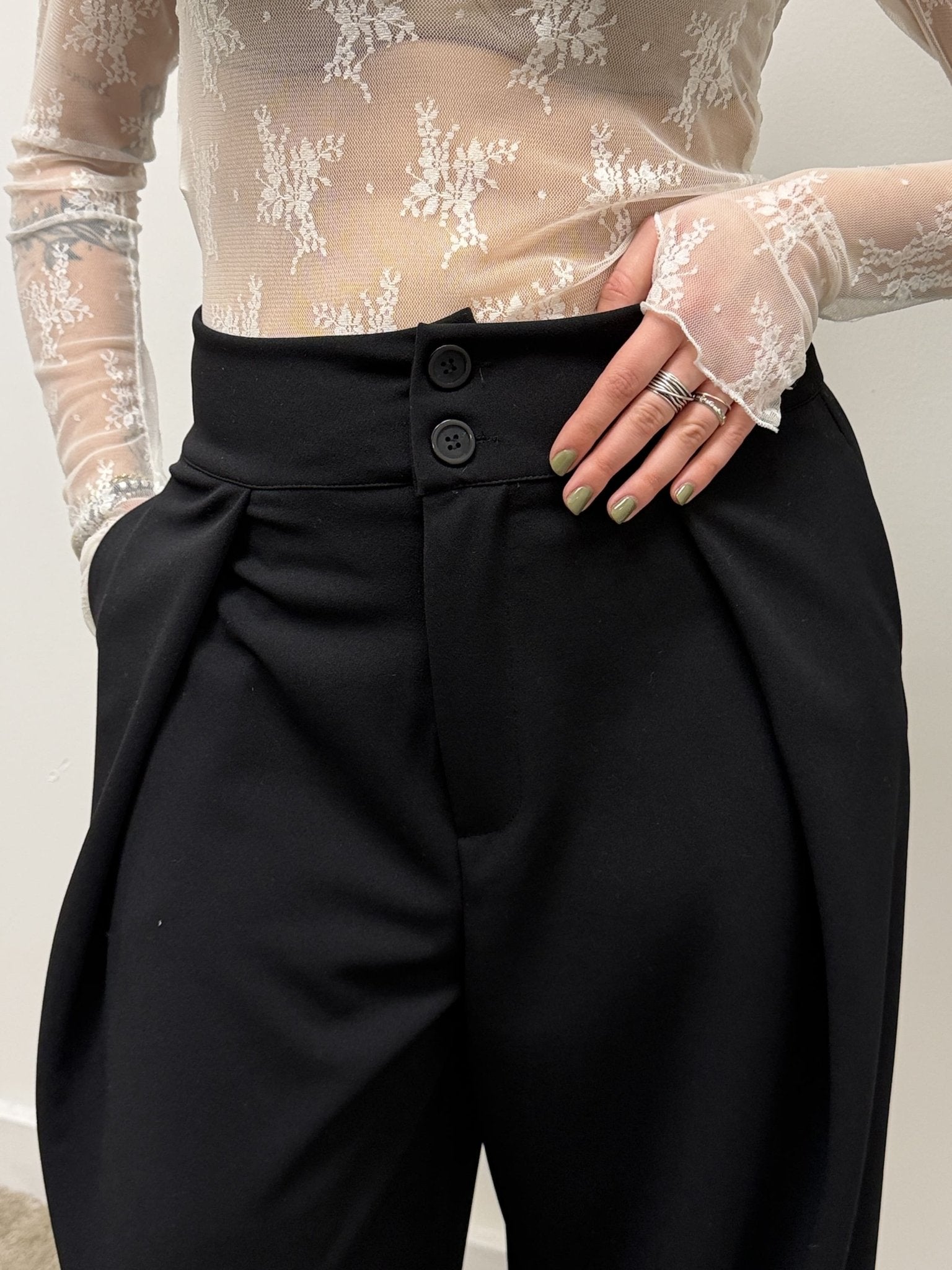 Pantalone balloon con pinces MyD - GiuGiò | Shop online