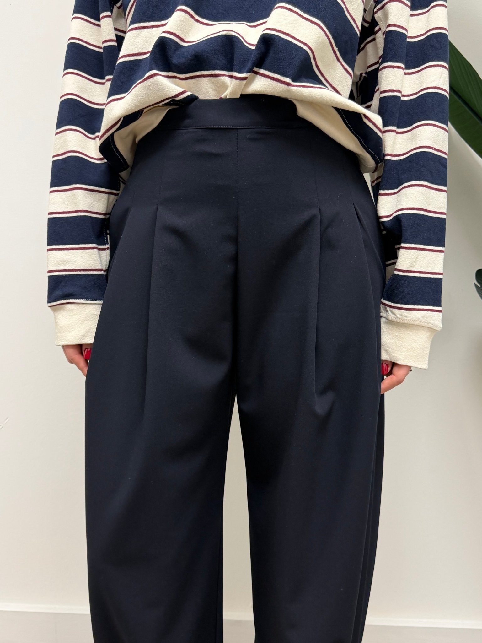 Pantalone balloon con pinces tessuto fluido VICOLO - GiuGiò | Shop online