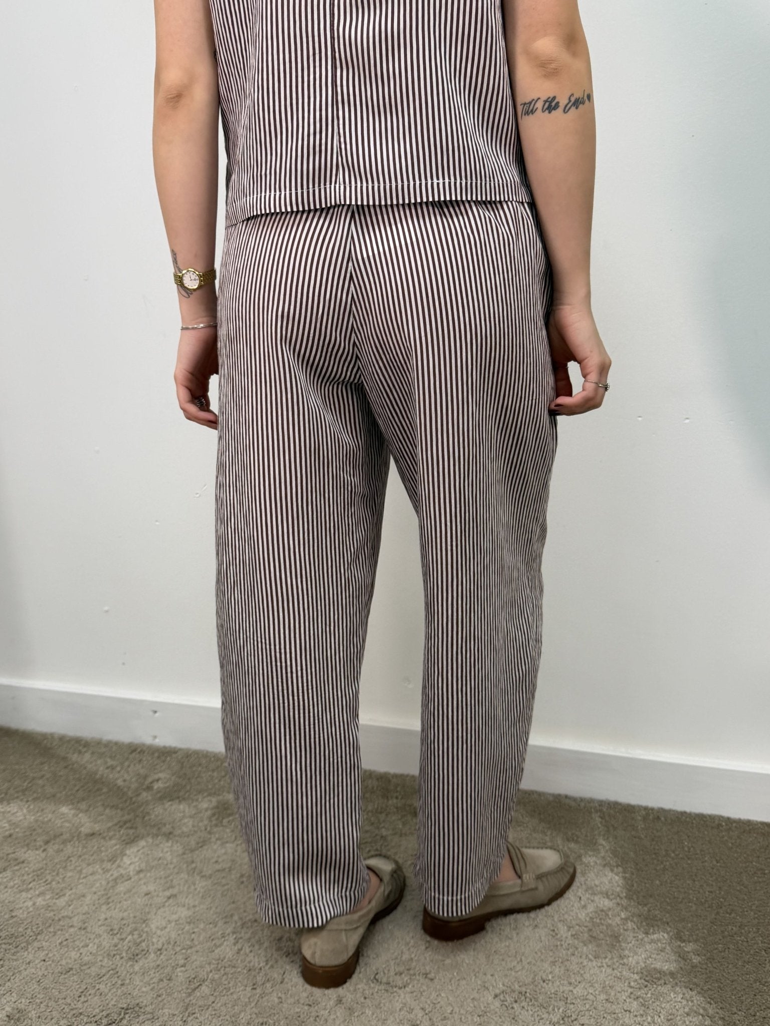Pantalone balloon righe verticali Vicolo - GiuGiò | Shop online