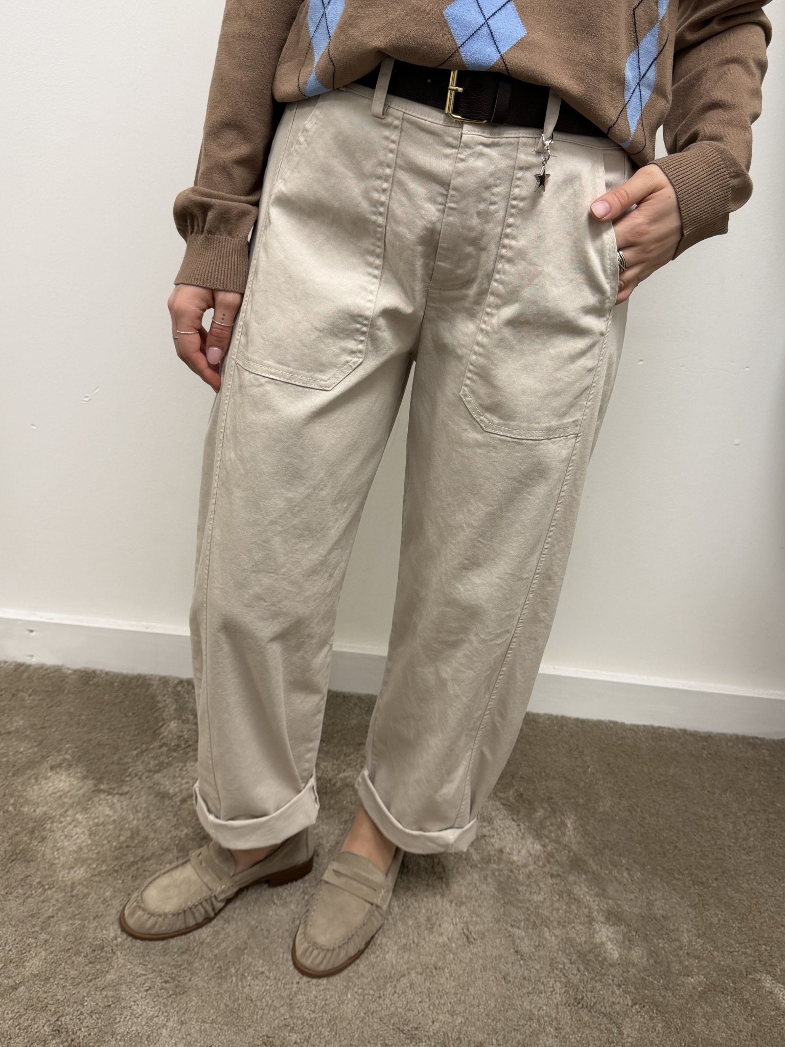 Pantalone balloon stellina 100% cotone Susy Mix - GiuGiò | Shop online