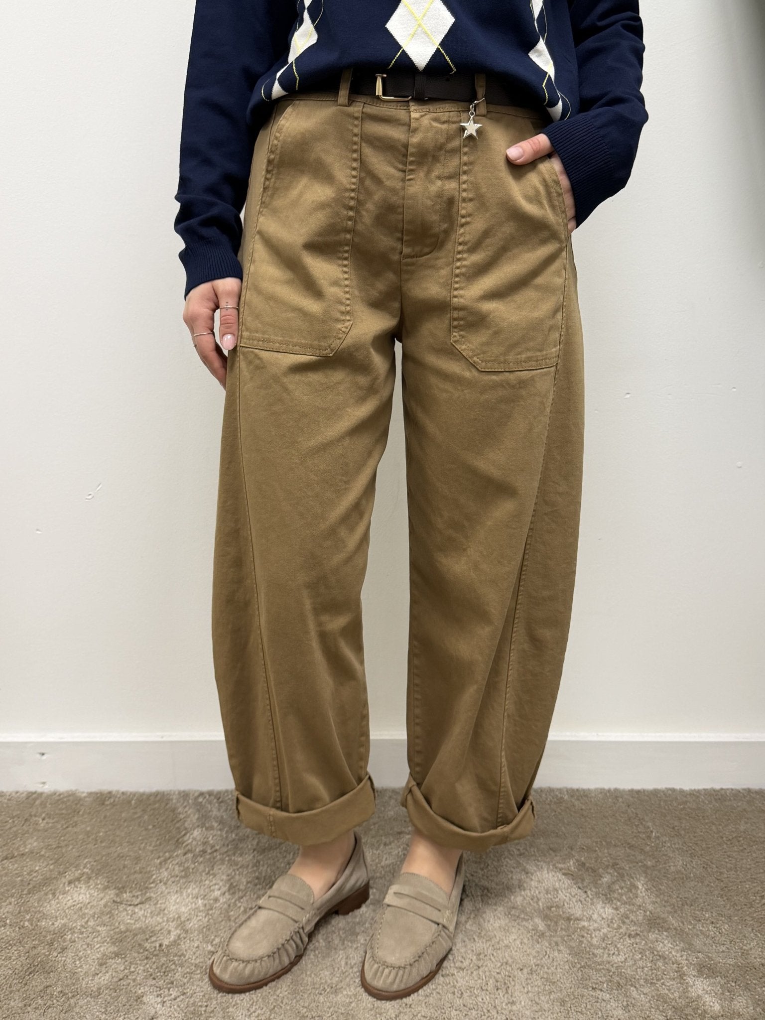 Pantalone balloon stellina 100% cotone Susy Mix - GiuGiò | Shop online