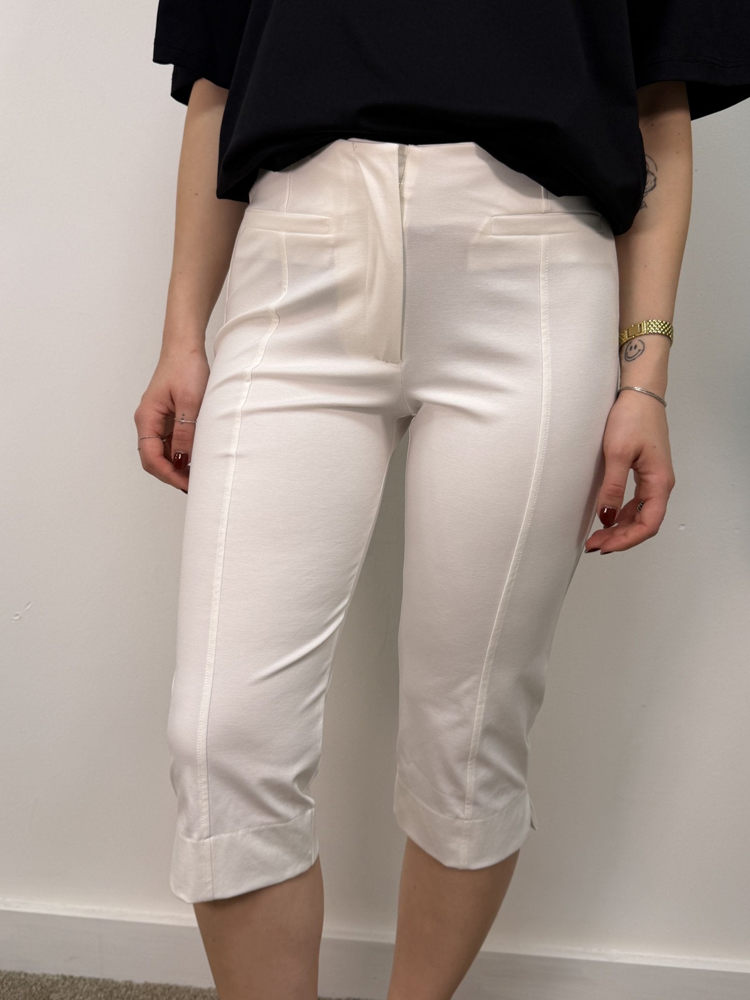 Pantalone capri punto milano Tensione In - GiuGiò | Shop online