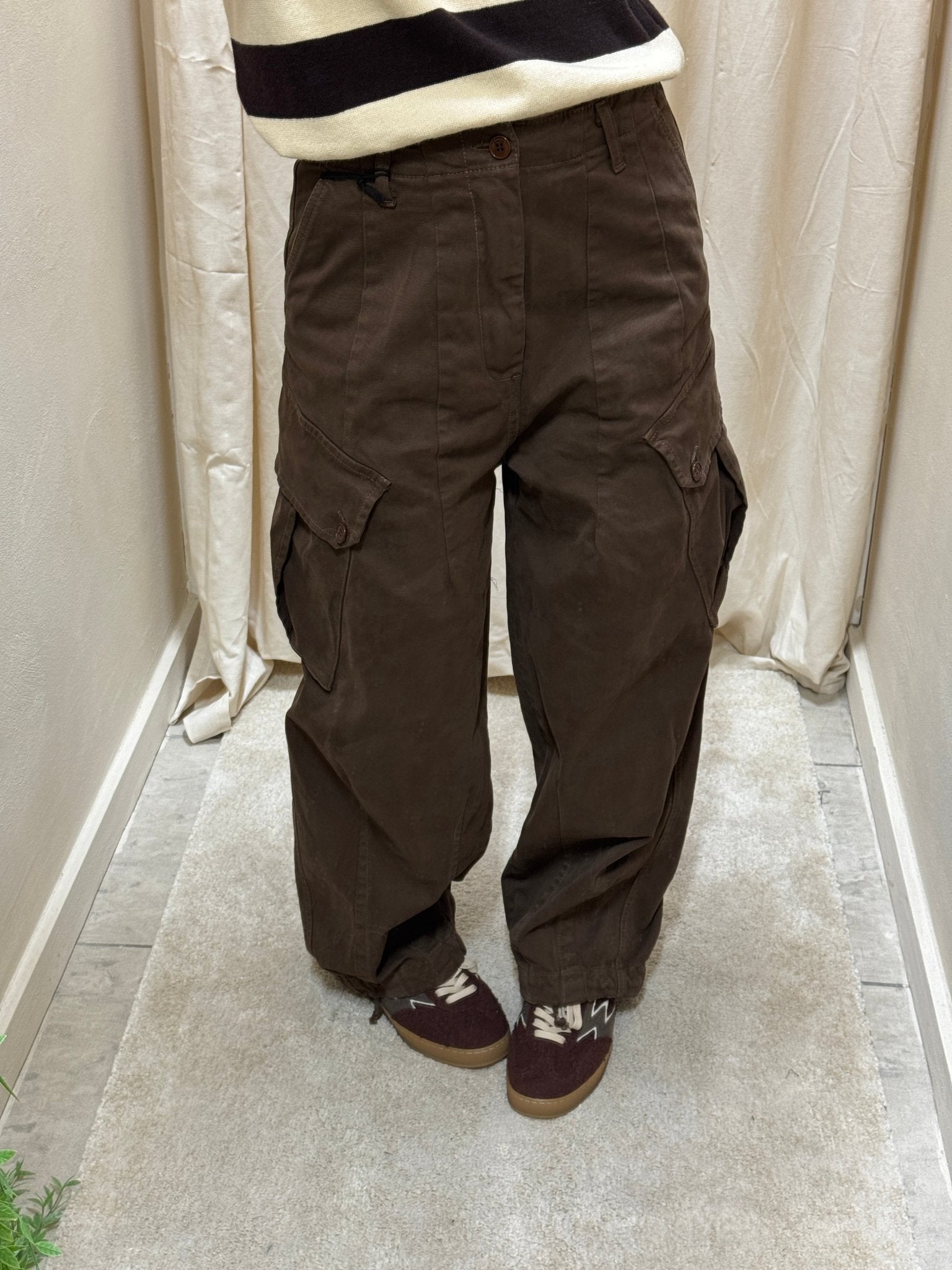 Pantalone cargo con coulisse Please - GiuGiò | Shop online